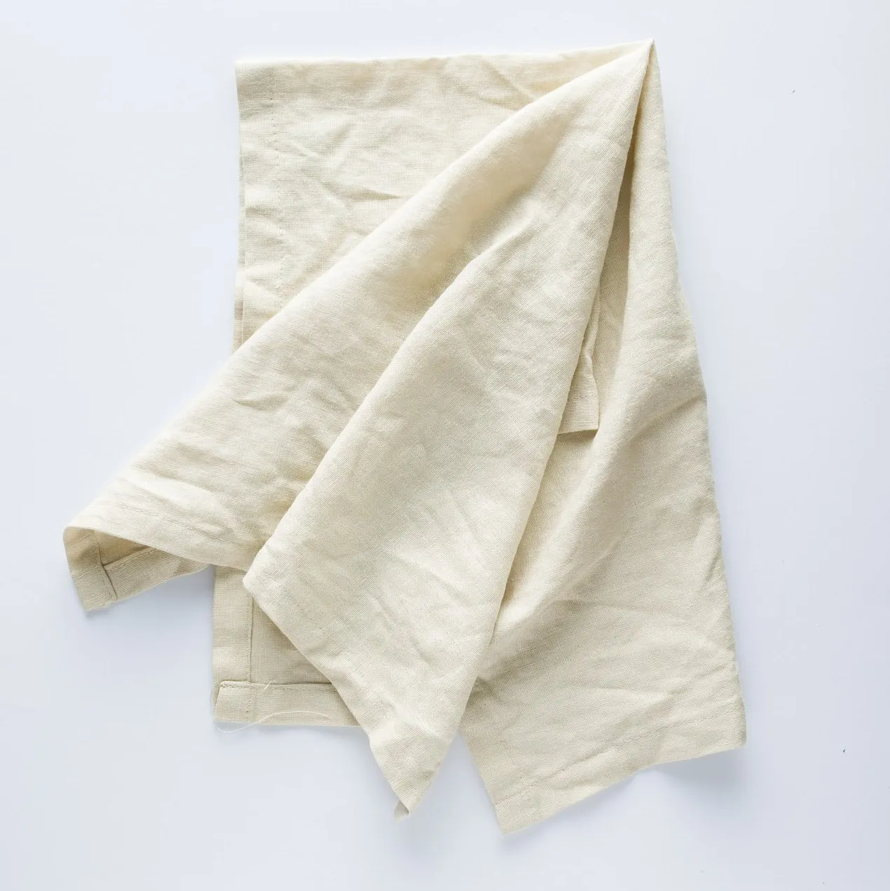 LN20-0092 - Cream Fabric Kitchen towel