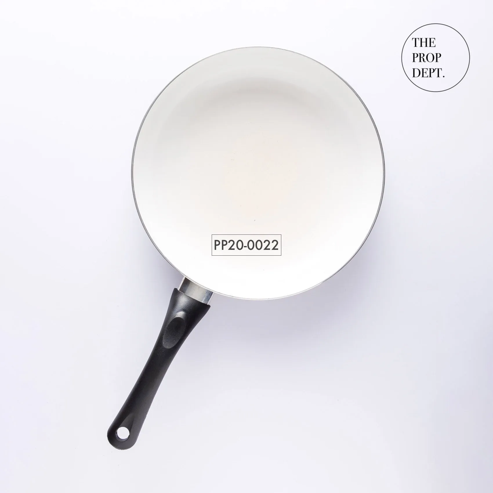 PP20-0022 - White Black Pan - 10.25" 2" (DH)