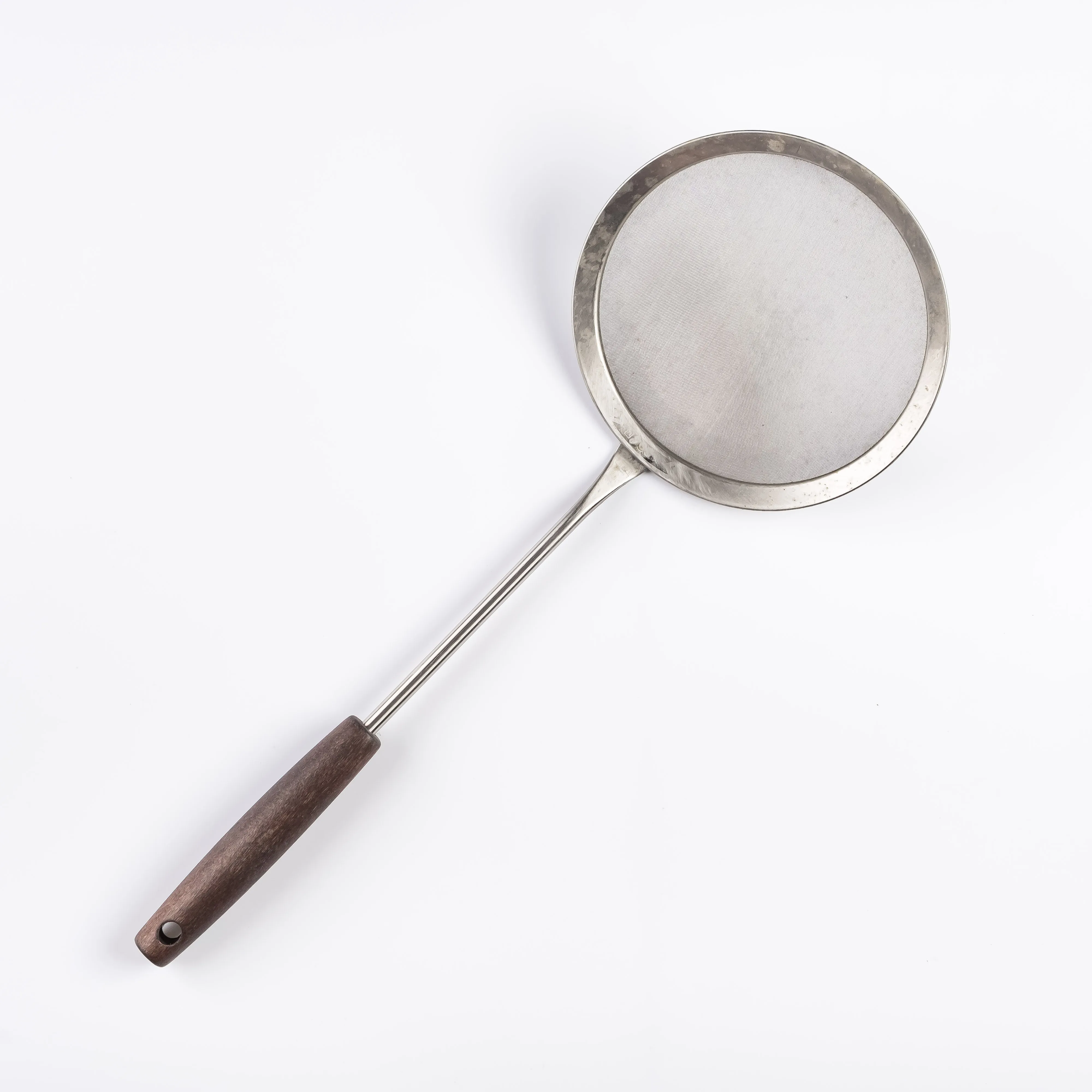 UT21-0016 - Silver Metal Strainer - 16.25" (L)