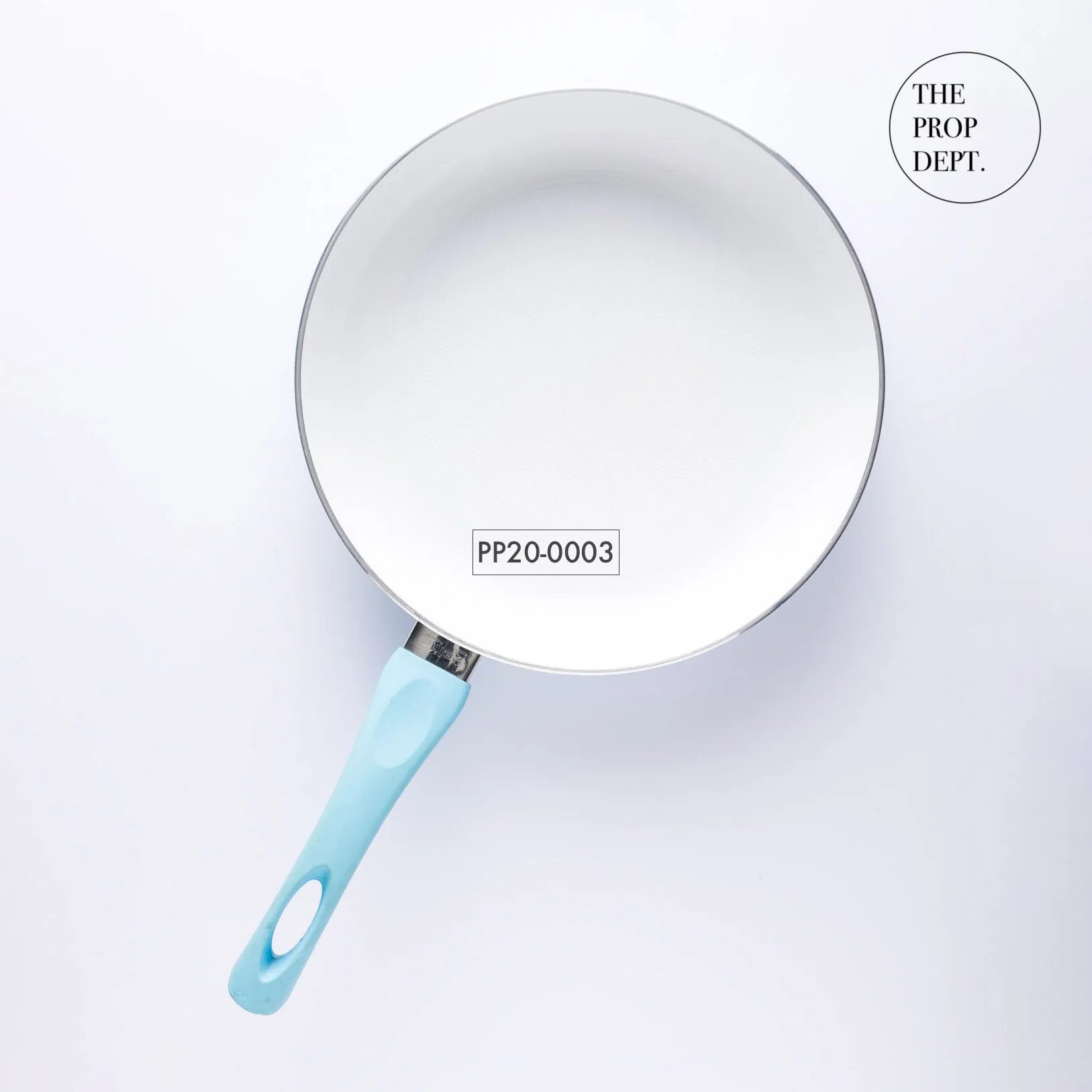 PP20-0003 - White Blue Pan - 10.5" 2" (DH)