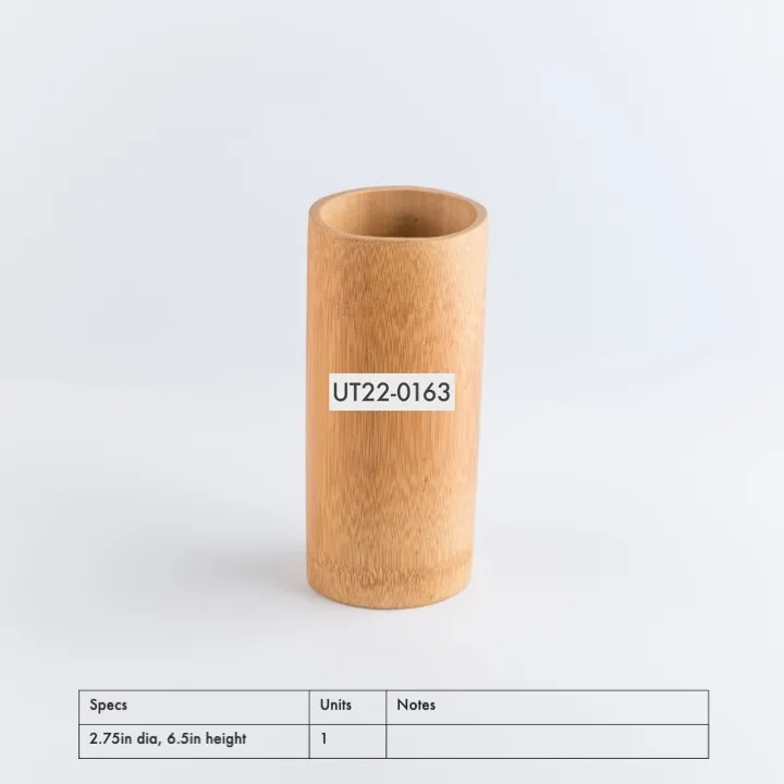 UT22-0163 - Brown Metal Caddy - 2.75" 6.5" (DH)