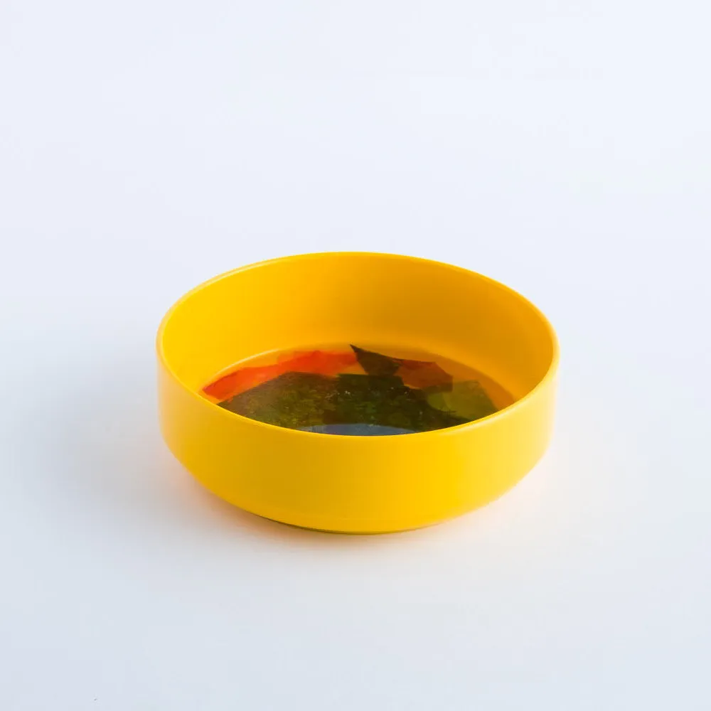 BW20-0104 - Yellow Green Plastic Bowl - 5.5" 1.75" (DH)