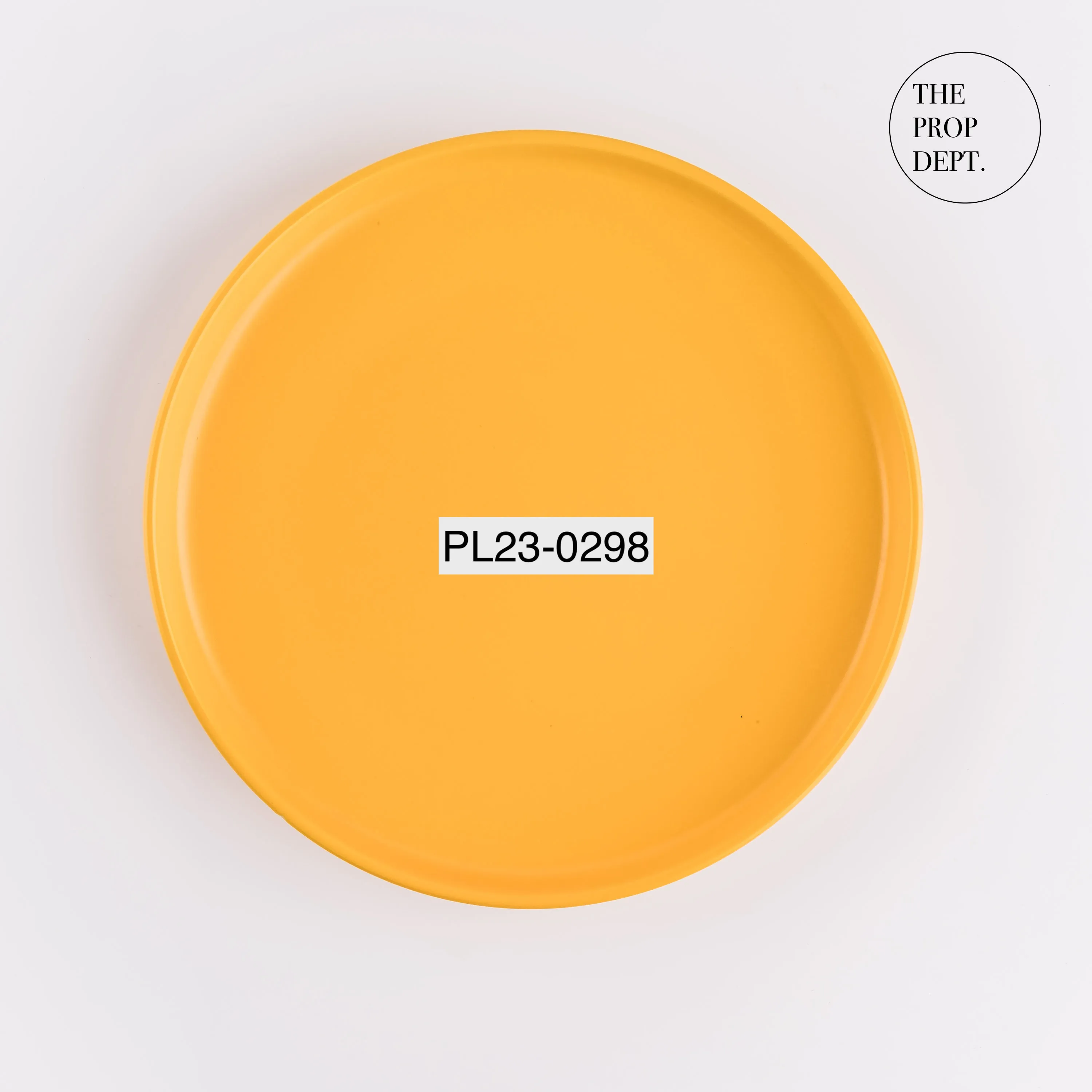 PL23-0298 - Yellow Ceramic Plate - 10" (D)