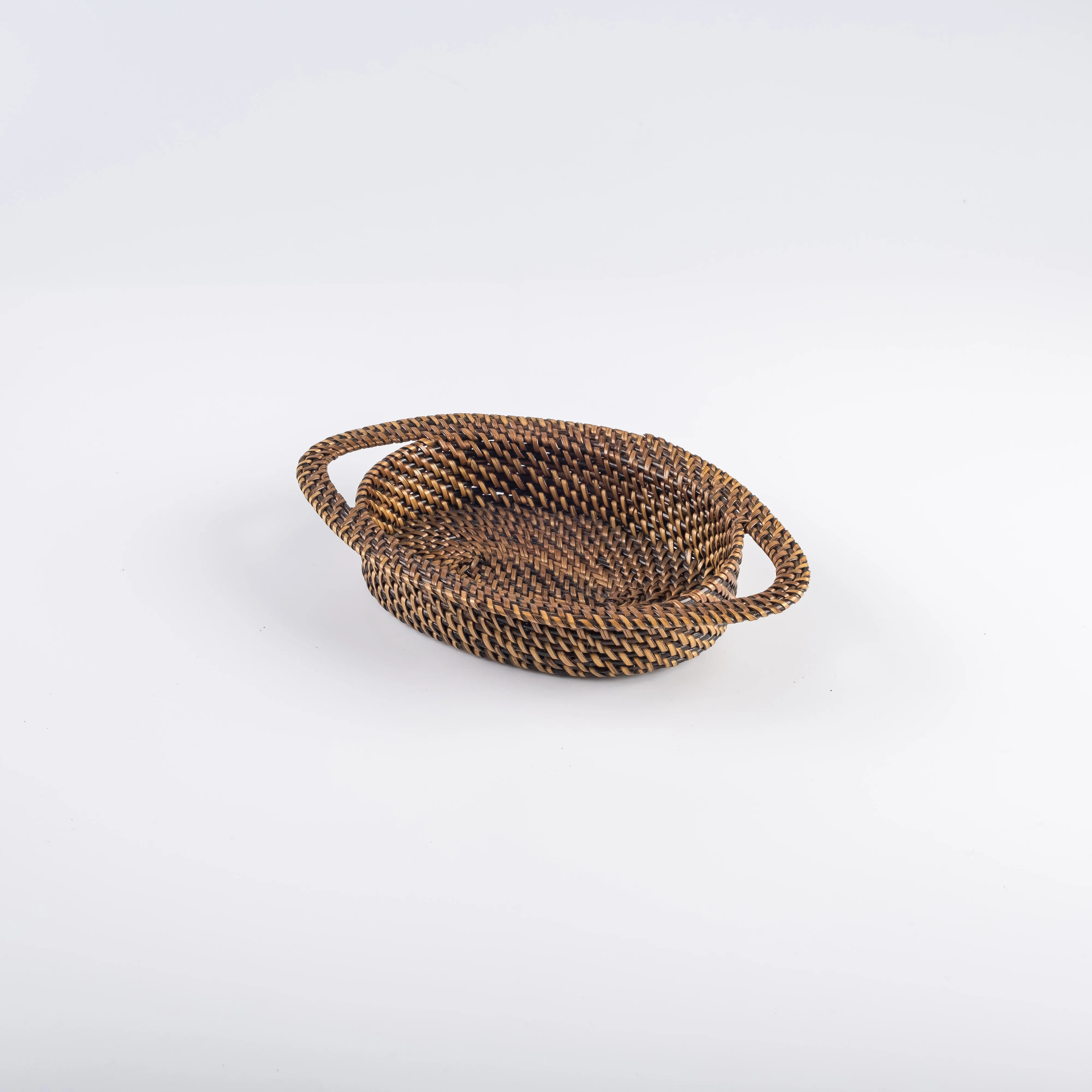 WW21-0051 - Brown Fiber Basket - 6.5" 6" 1.75" (LWH)