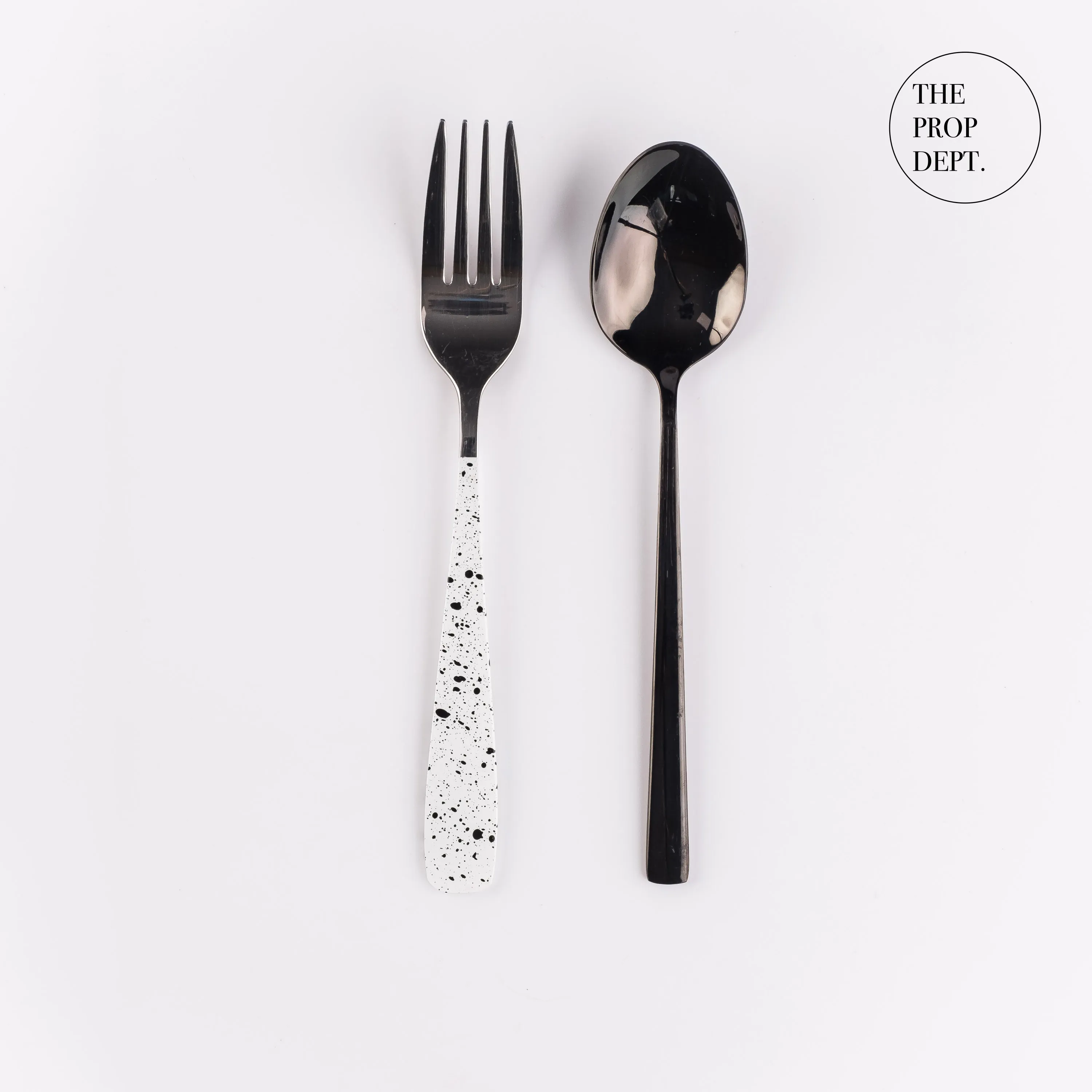 UT23-0366 - Silver White Metal Utensil Set - 8" (L)