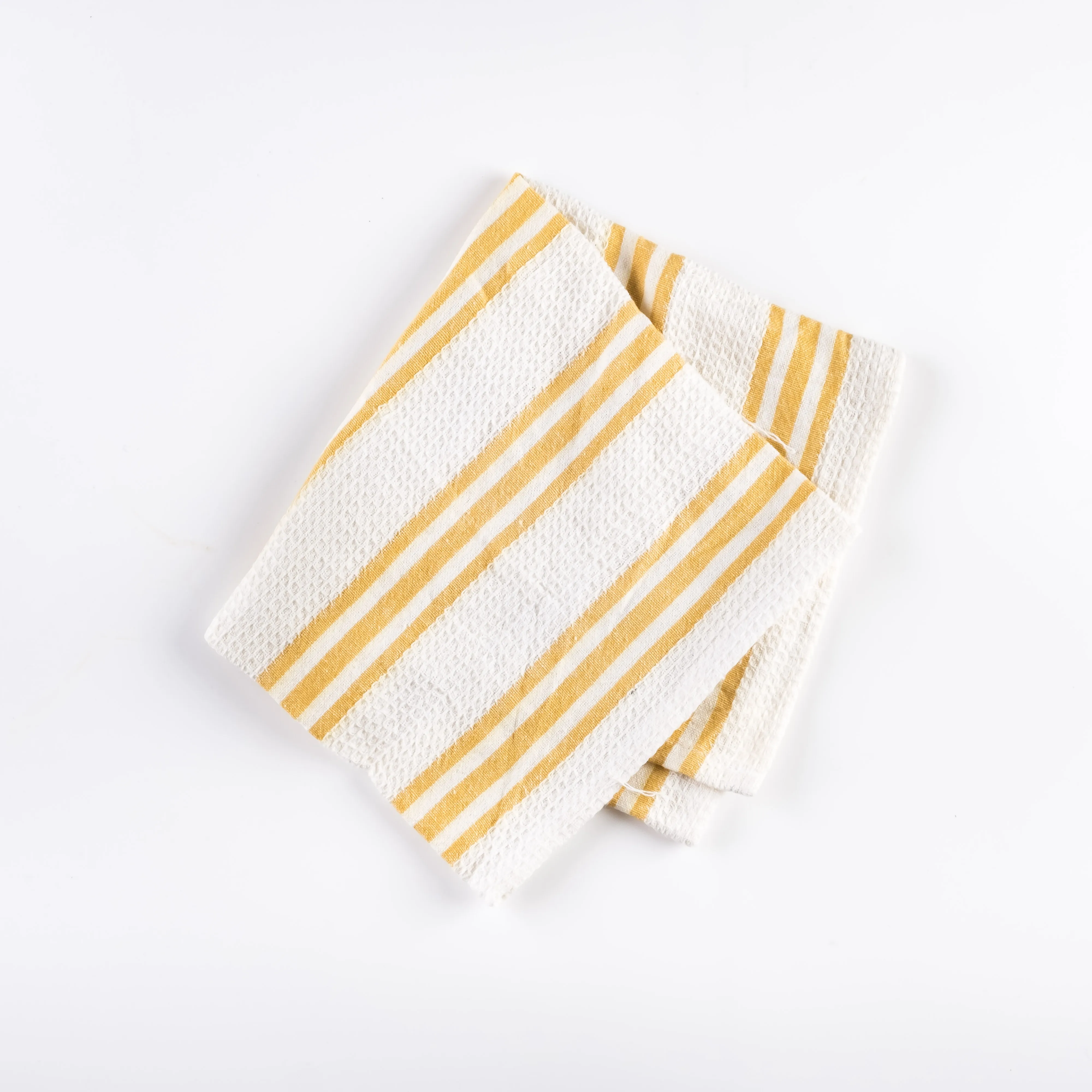 LN21-0140 - Yellow White Fabric Kitchen towel
