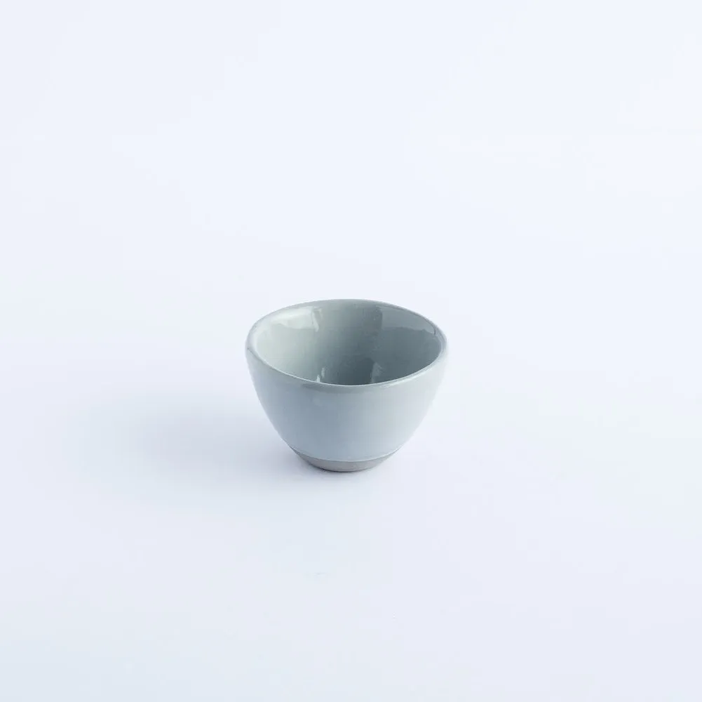 BW20-0233 - Grey Ceramic Soy Dish - 3" 1.75" (DH)