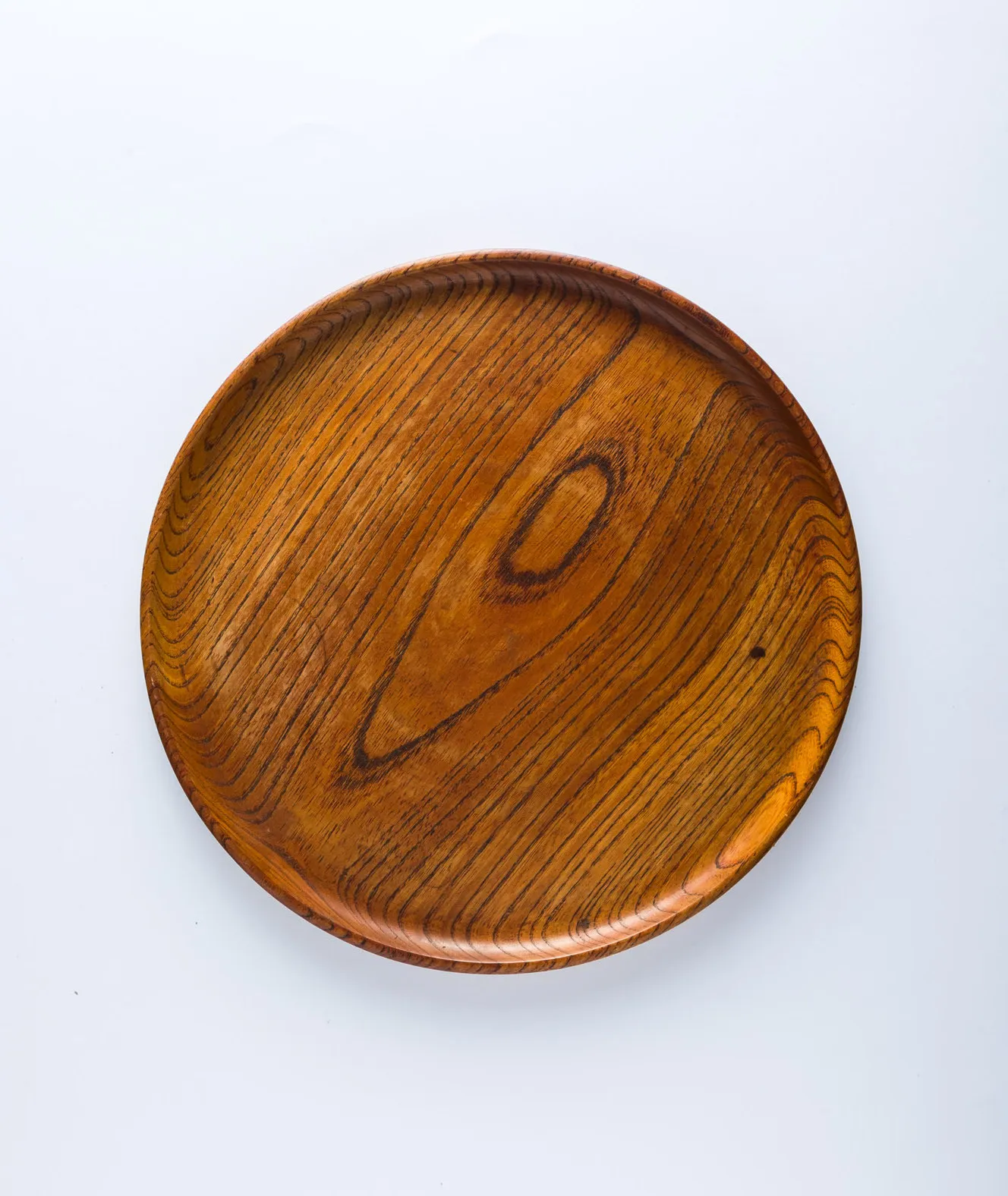 BO20-0031 - Brown Wood Tray - 10.25" 0.5" (DH)