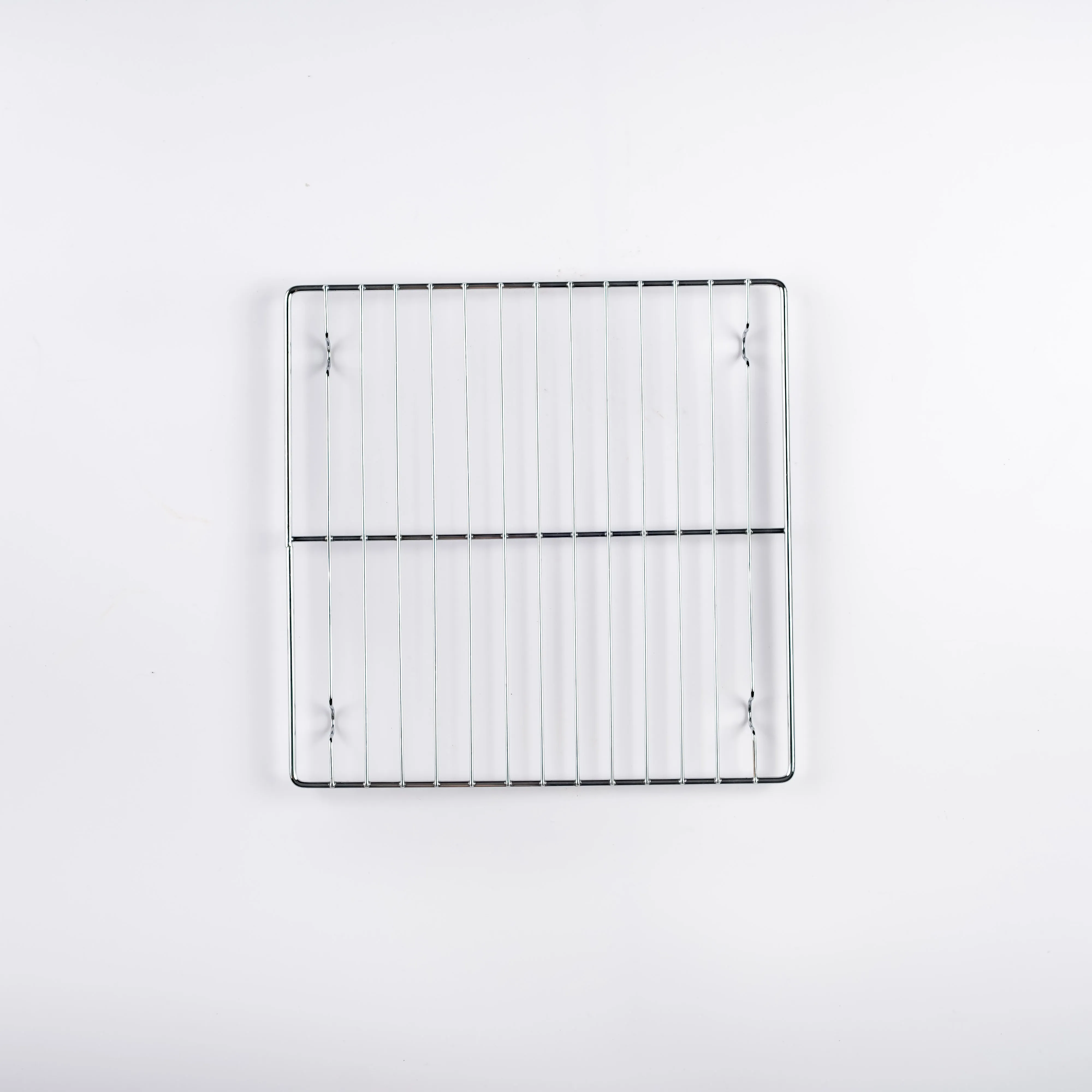 BO21-0062 - Silver Metal Wire rack - 10" 10" (LW)