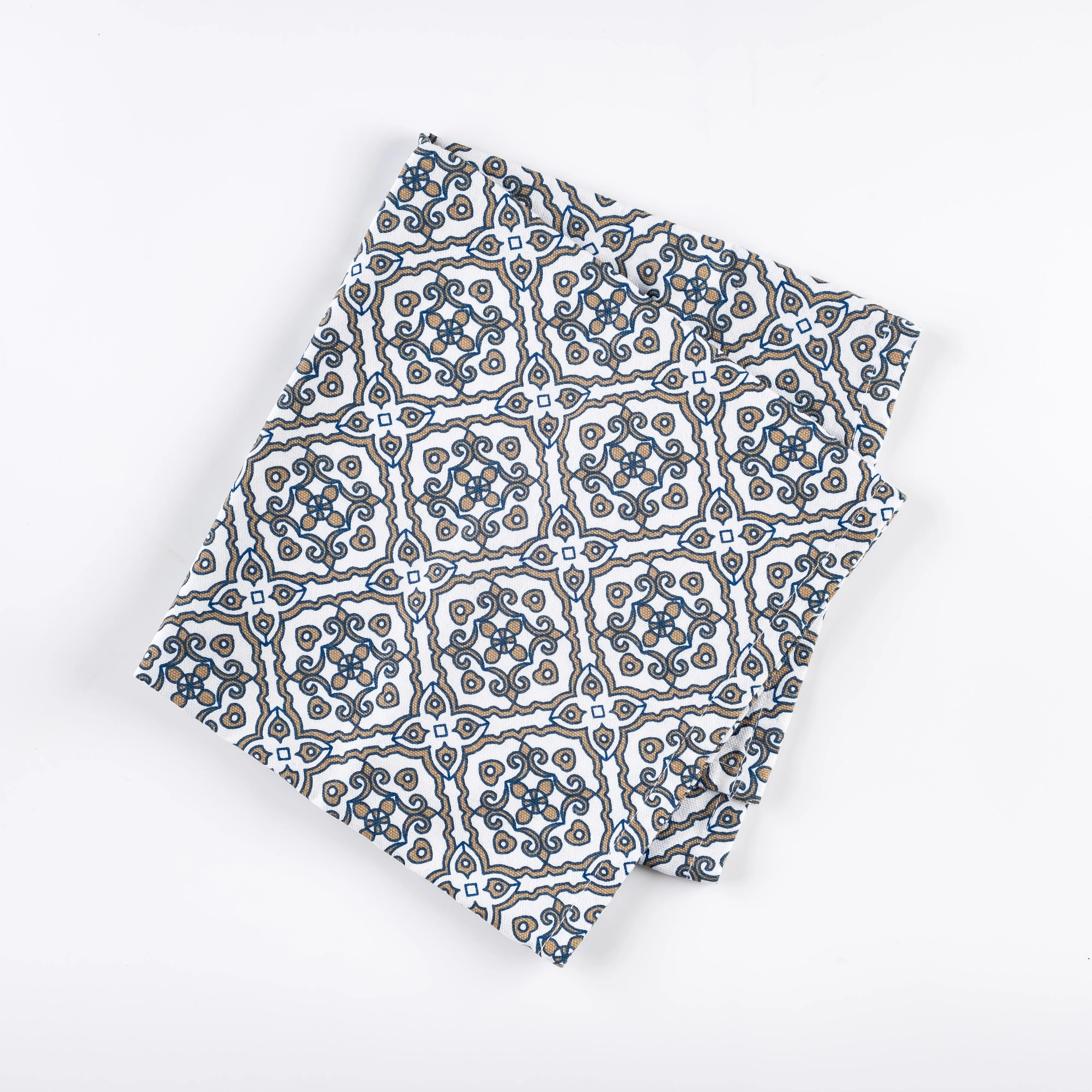 LN21-0118 - Blue Brown Fabric Kitchen towel