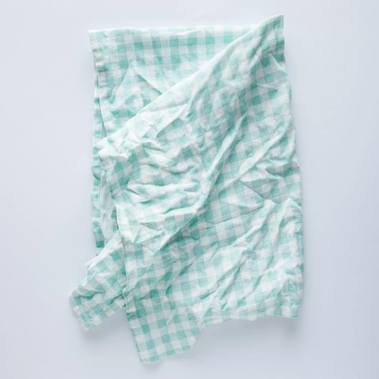 LN20-0102 - Green White Fabric Kitchen towel