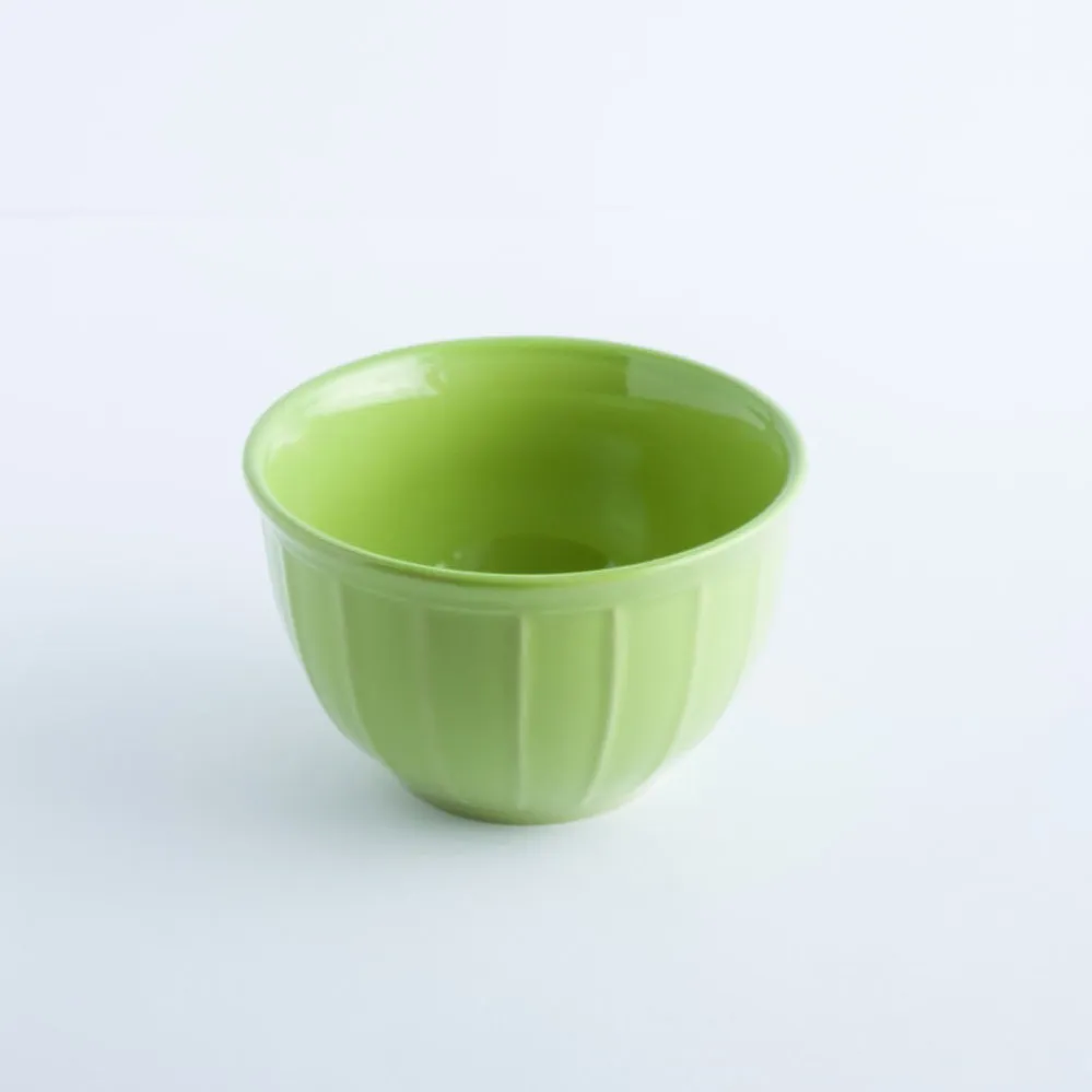 BW20-0093 - Green Ceramic Bowl - 5.5" 3.25" (DH)