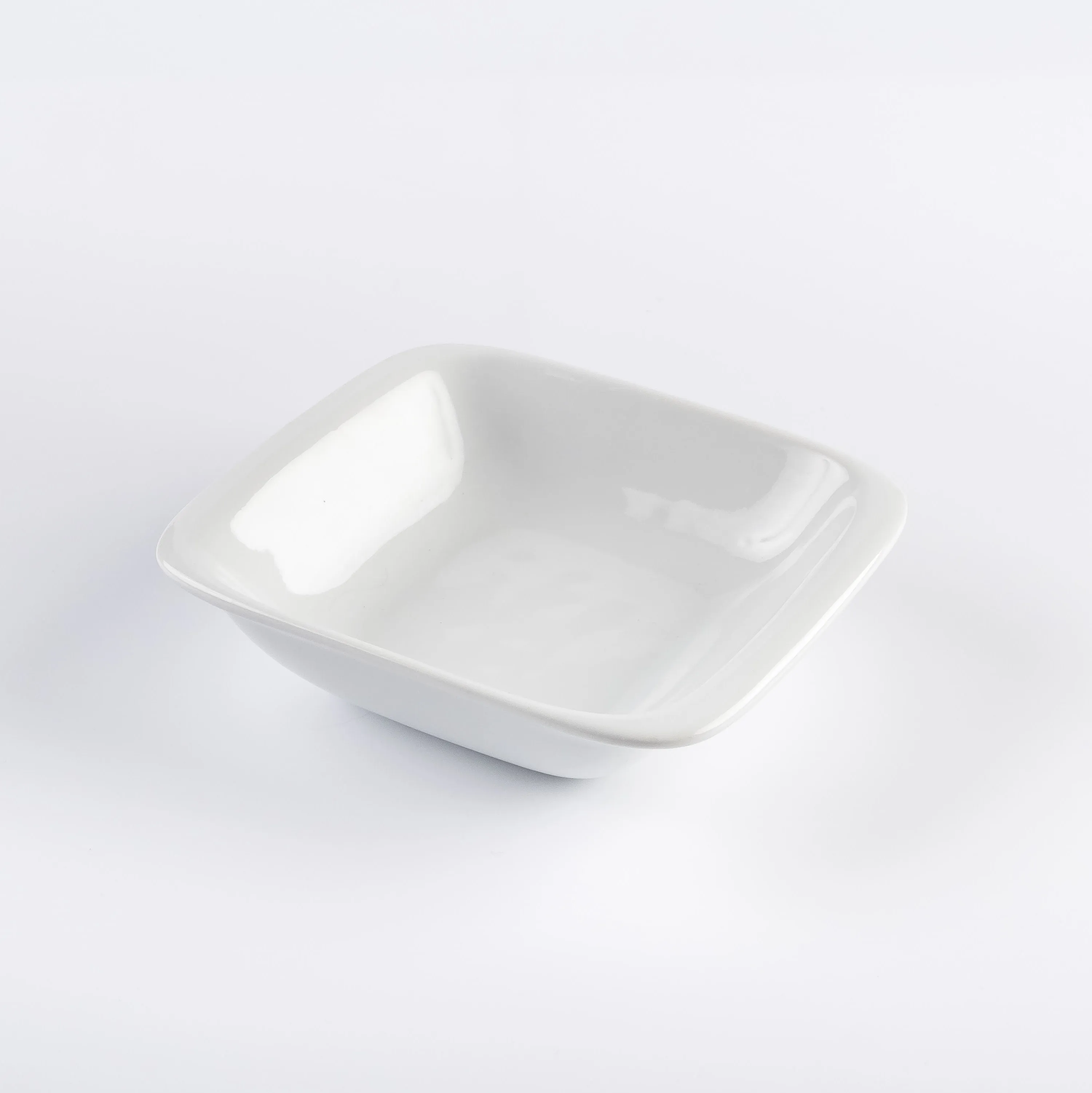 BW21-0406 - White Ceramic Bowl - 6.75" 5.75" 1.75" (LWH)