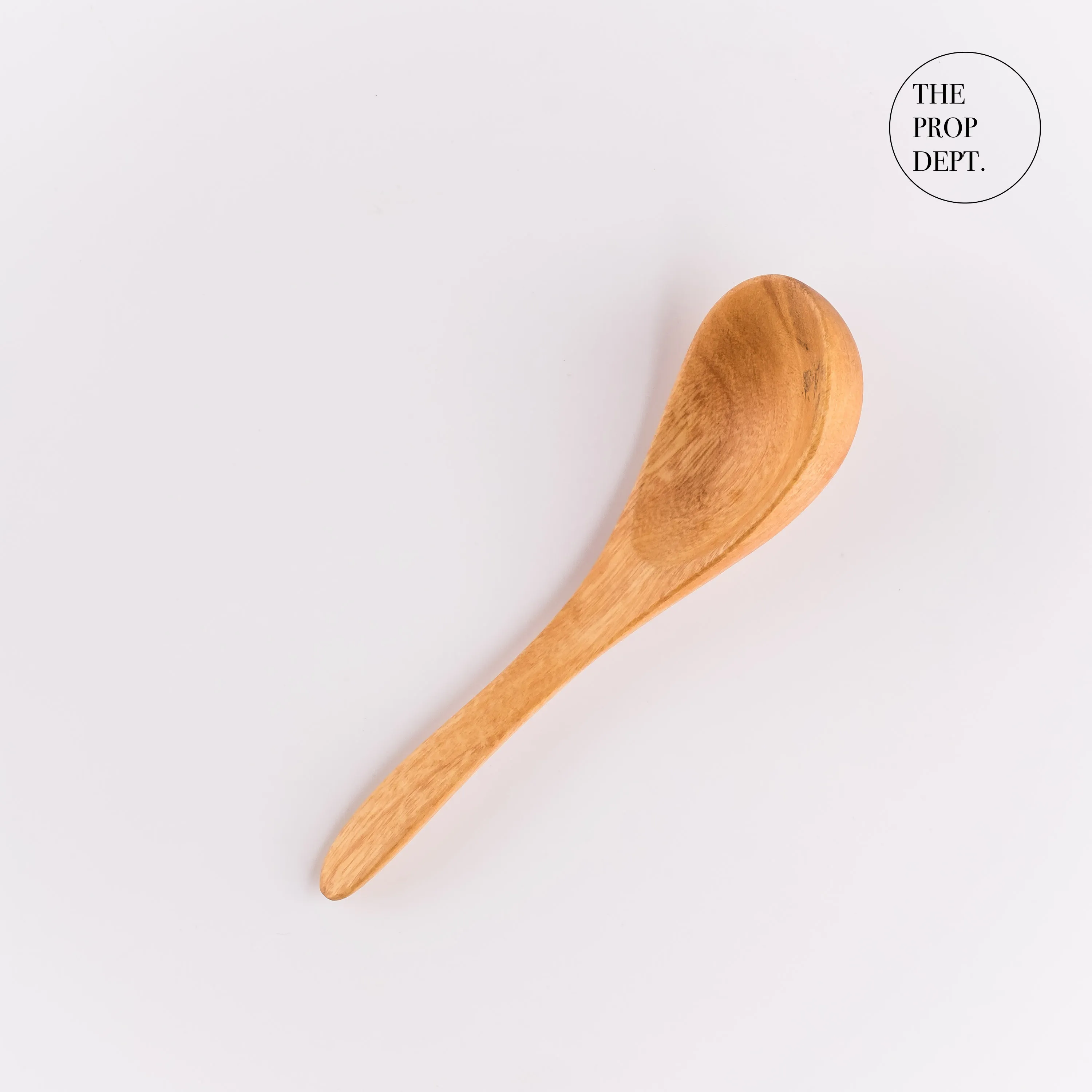 UT23-0406 - Brown Wood Spoon - 6" (L)