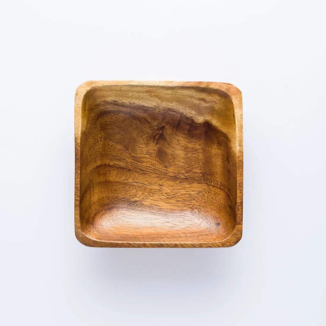 WW20-0011 - Brown Wooden Wares - 6" 6" 2" (LWH)