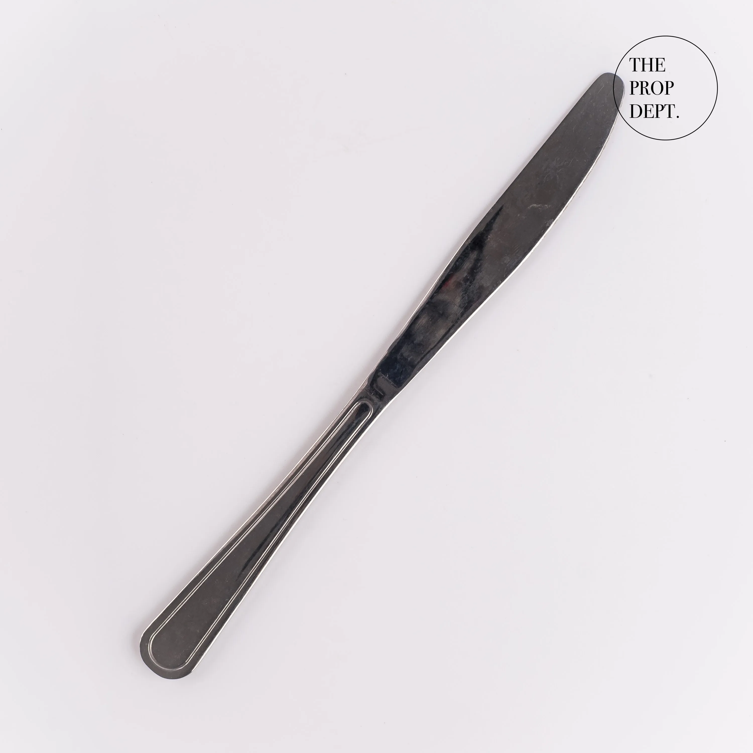 UT23-0321 - Silver Metal Knife - 9" (L)