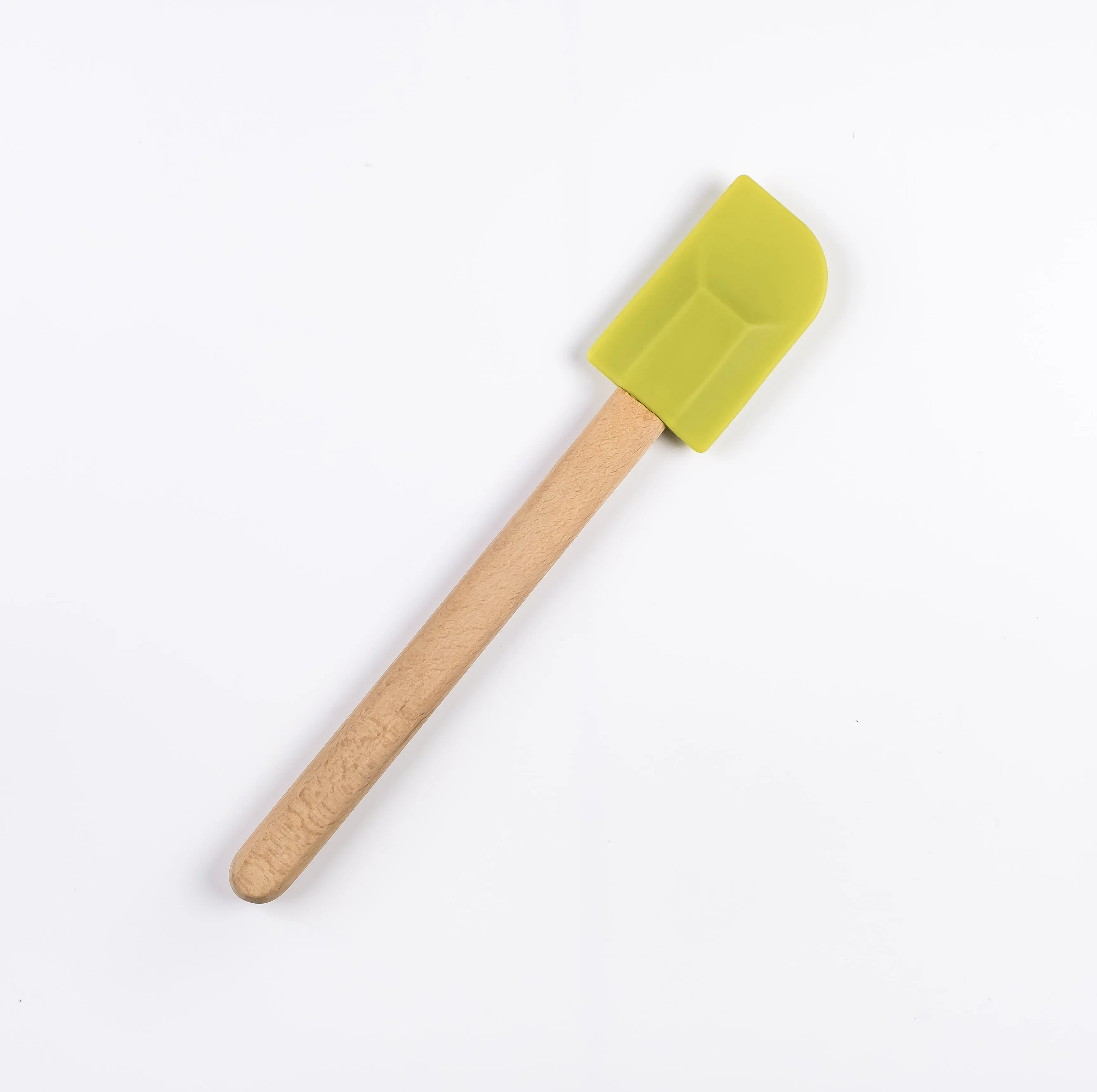 UT21-0032 - Green Brown Silicone Spatula - 11.75" (L)
