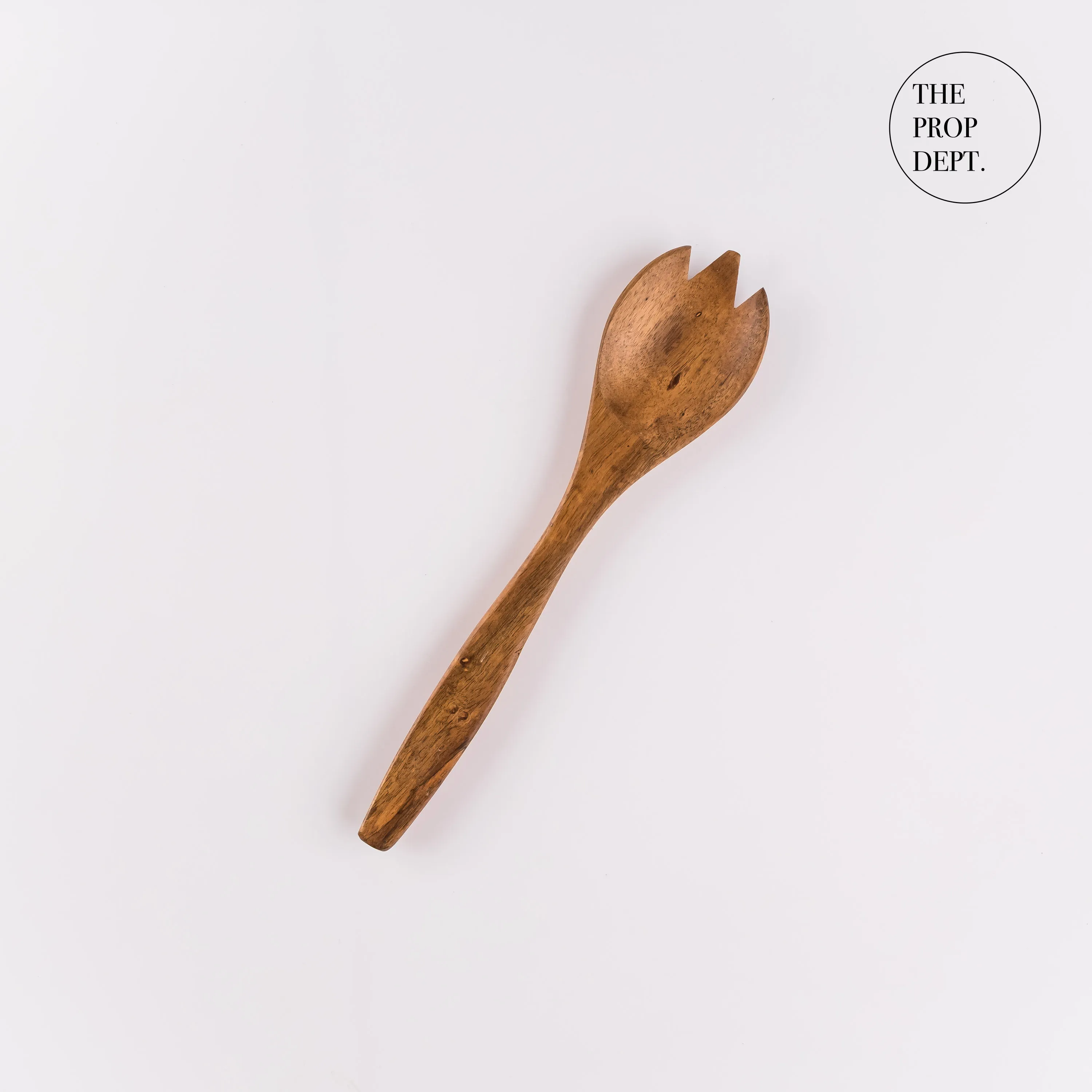 UT23-0354 - Brown Wood Serving Utensil