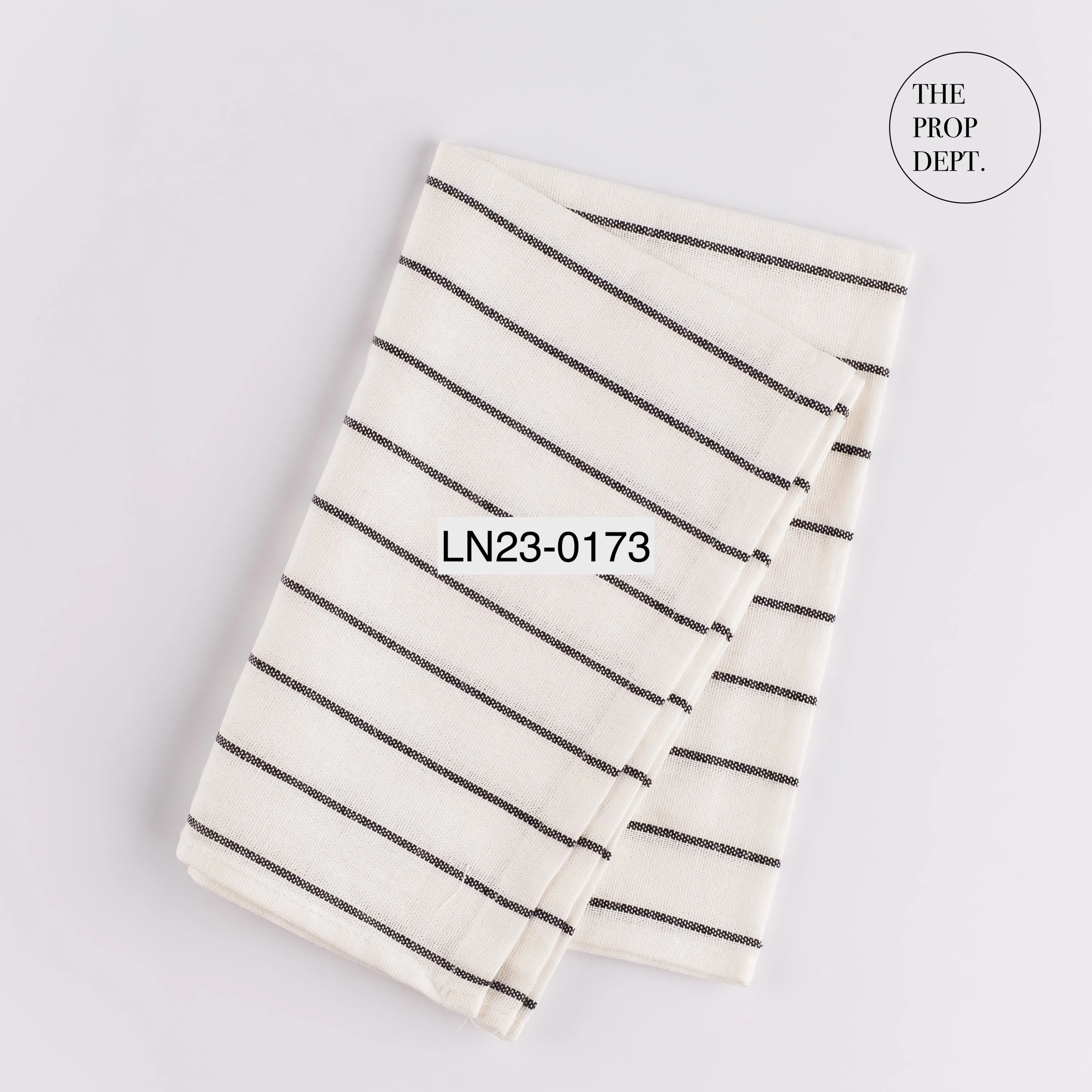 LN23-0173 - Black White Fabric Linen