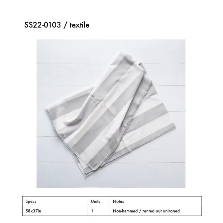 SS22-0103 - Grey White Fabric Surface - 58" 37" (LW)