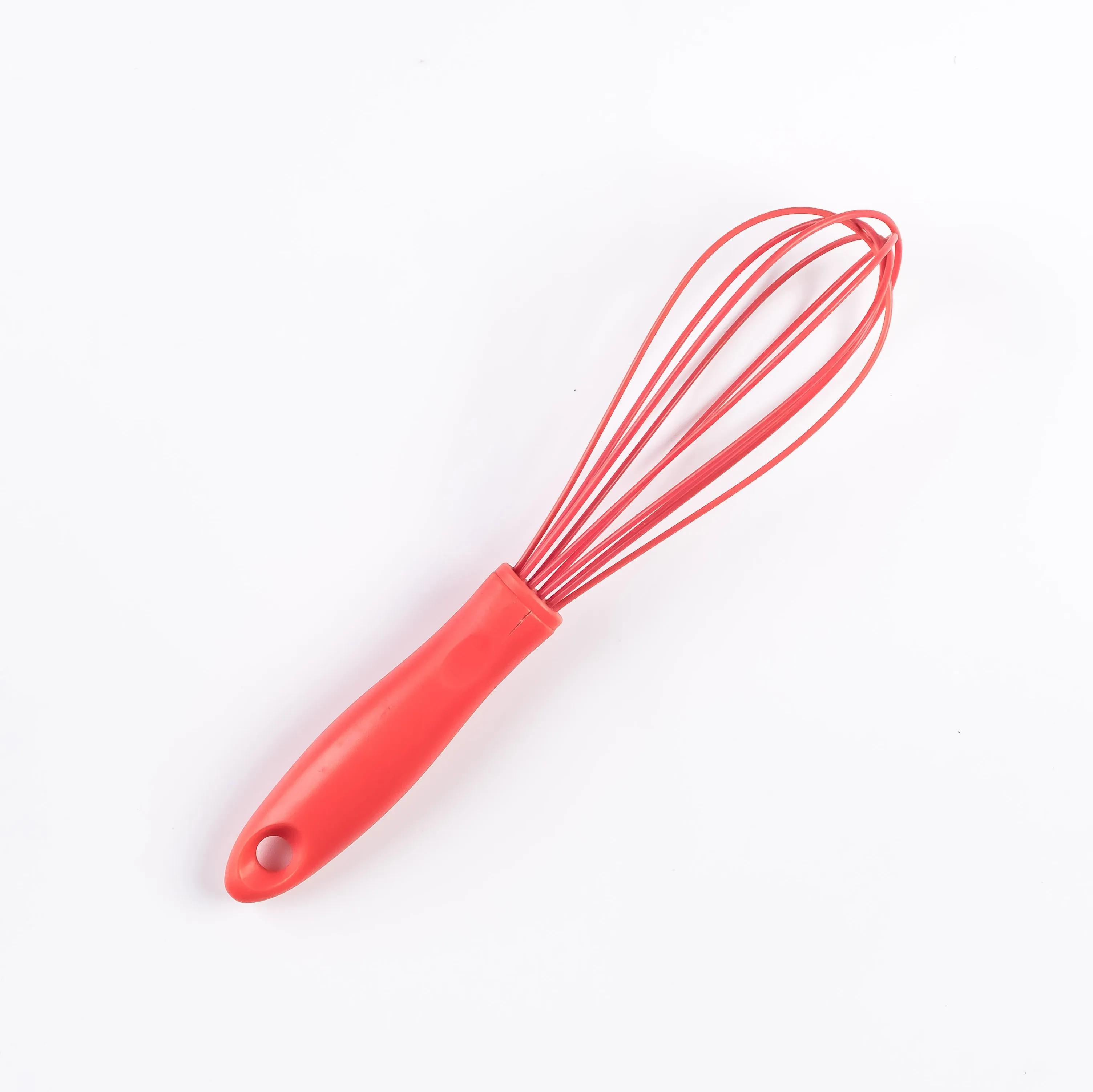 UT21-0022 - Red Silicone Whisk - 10.75" (L)