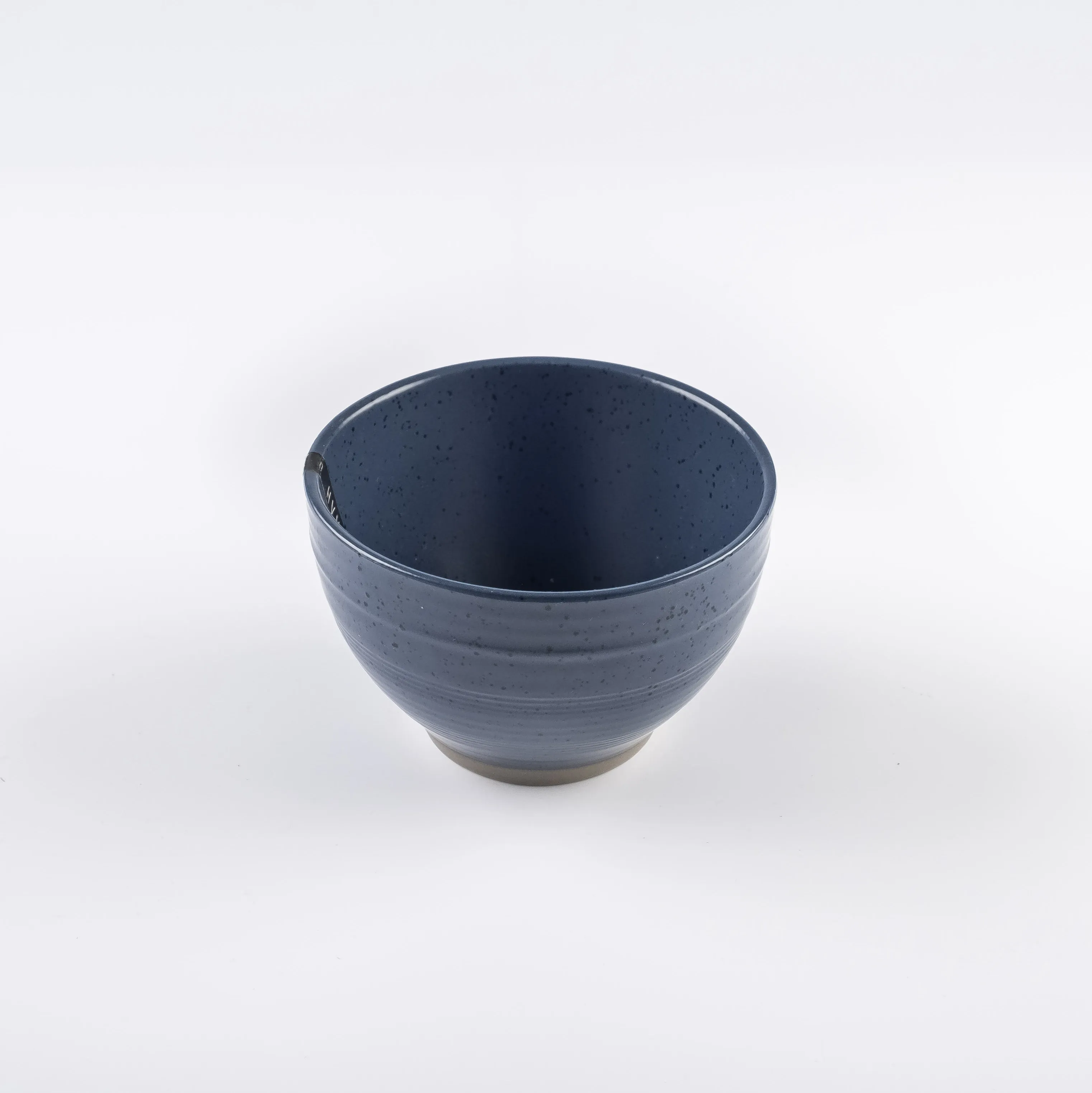 BW21-0368 - Blue Ceramic Bowl - 5" 3.25" (DH)