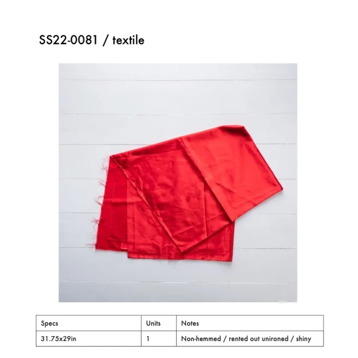SS22-0081 - Orange Fabric Surface - 31.75" 29" (LW)