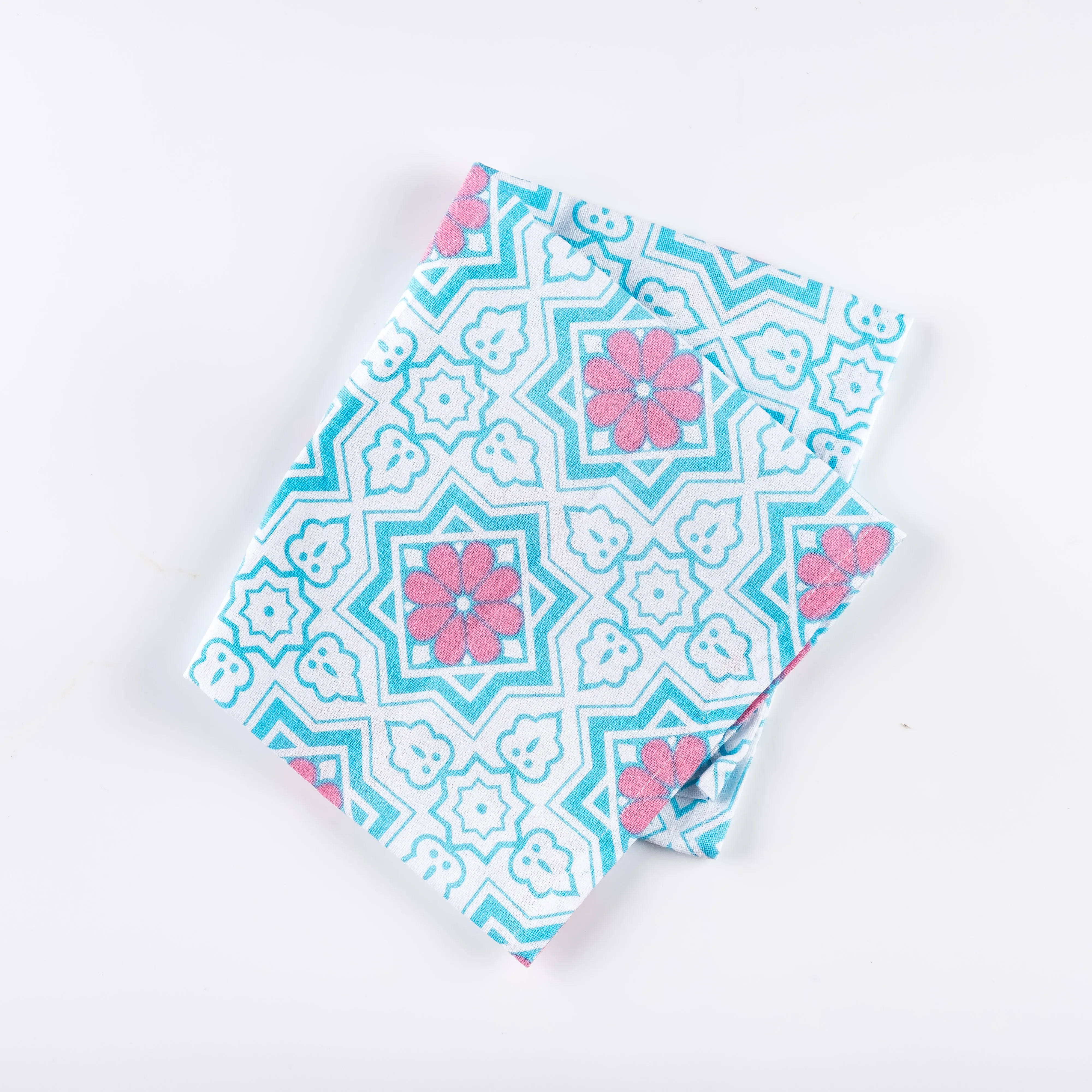LN21-0114 - Blue Pink Fabric Kitchen towel