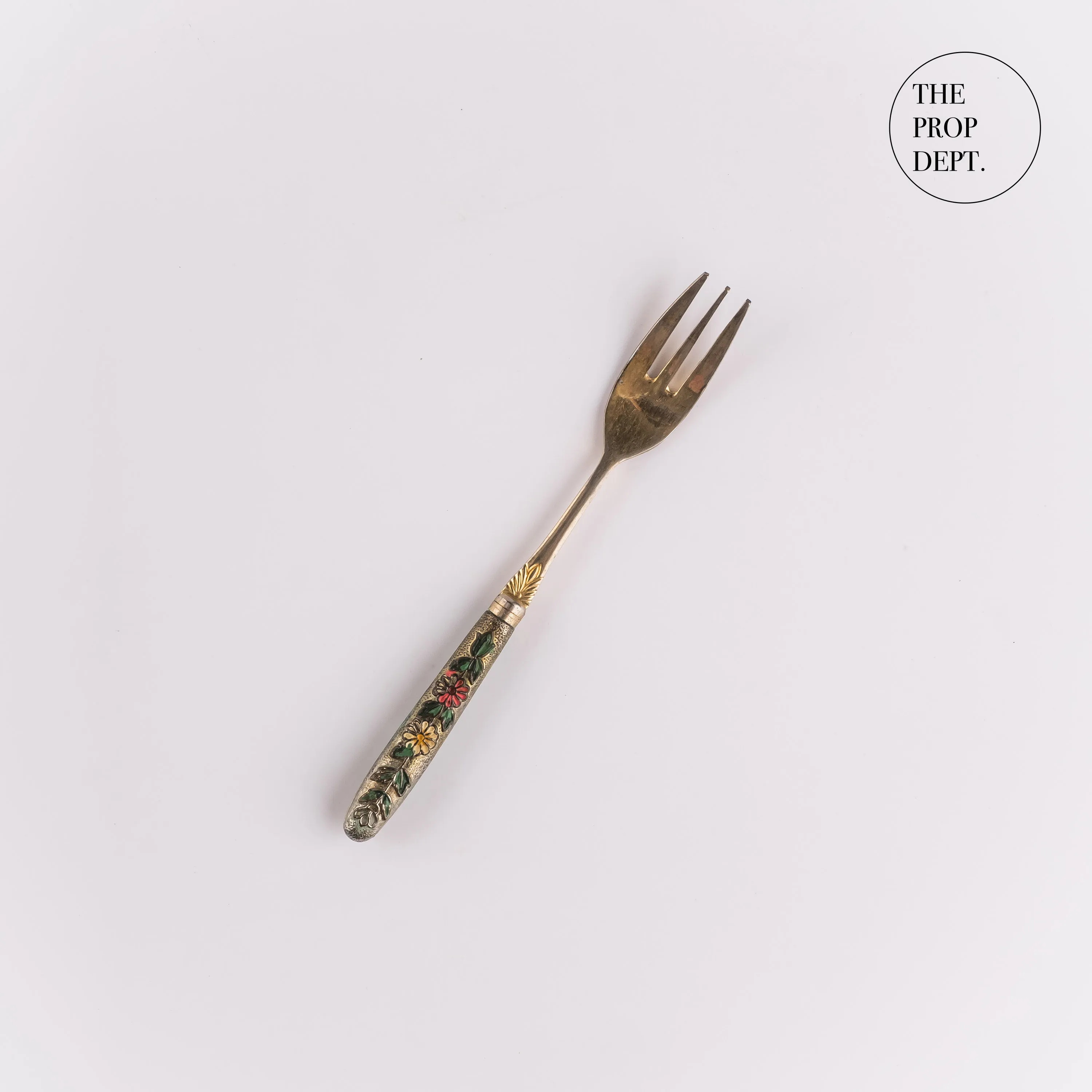 UT23-0299 - Gold Metal Fork - 5.5" (L)