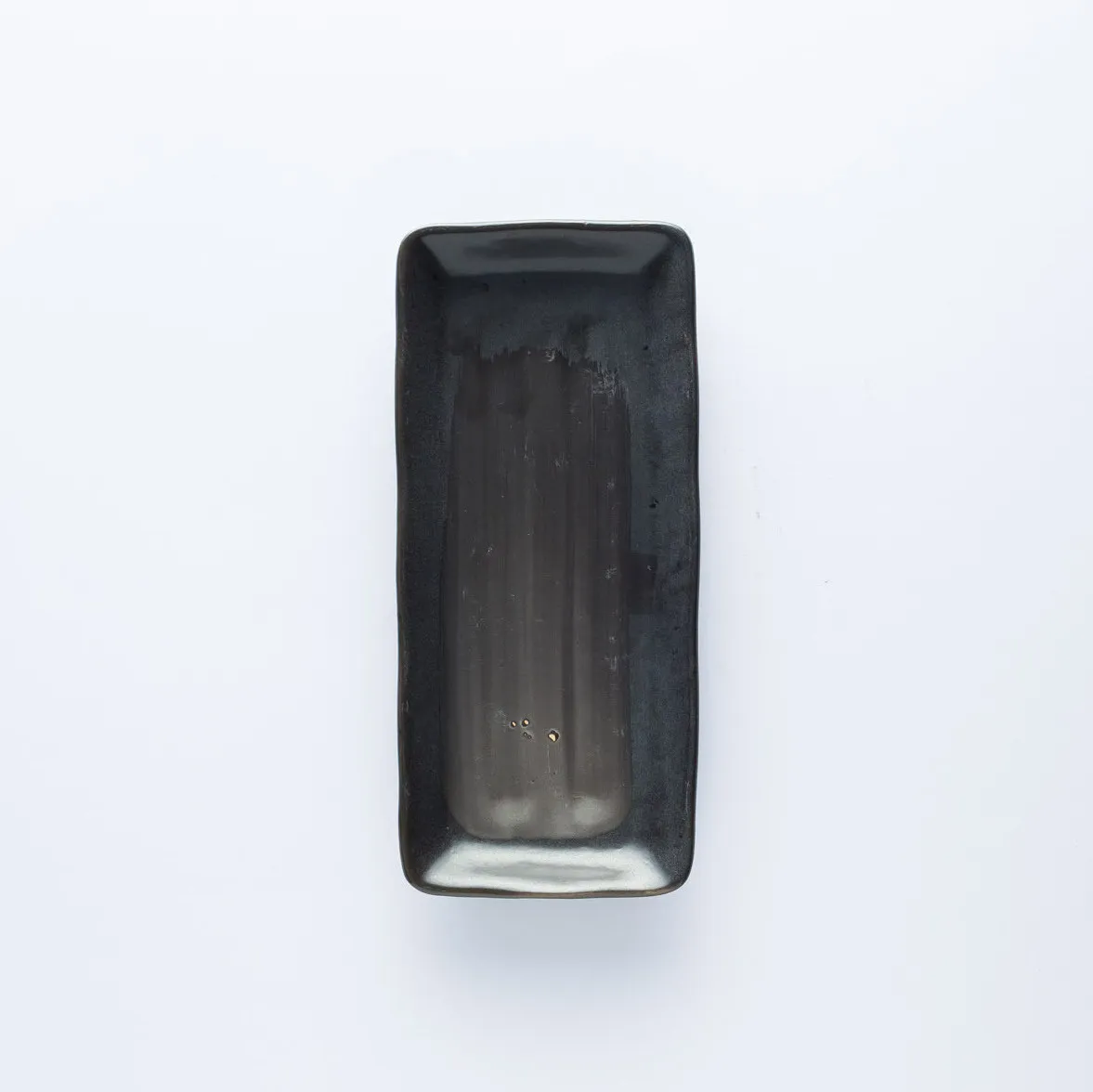 PL20-0048 - Brown Ceramic Plate - 8.75" 4" (LW)