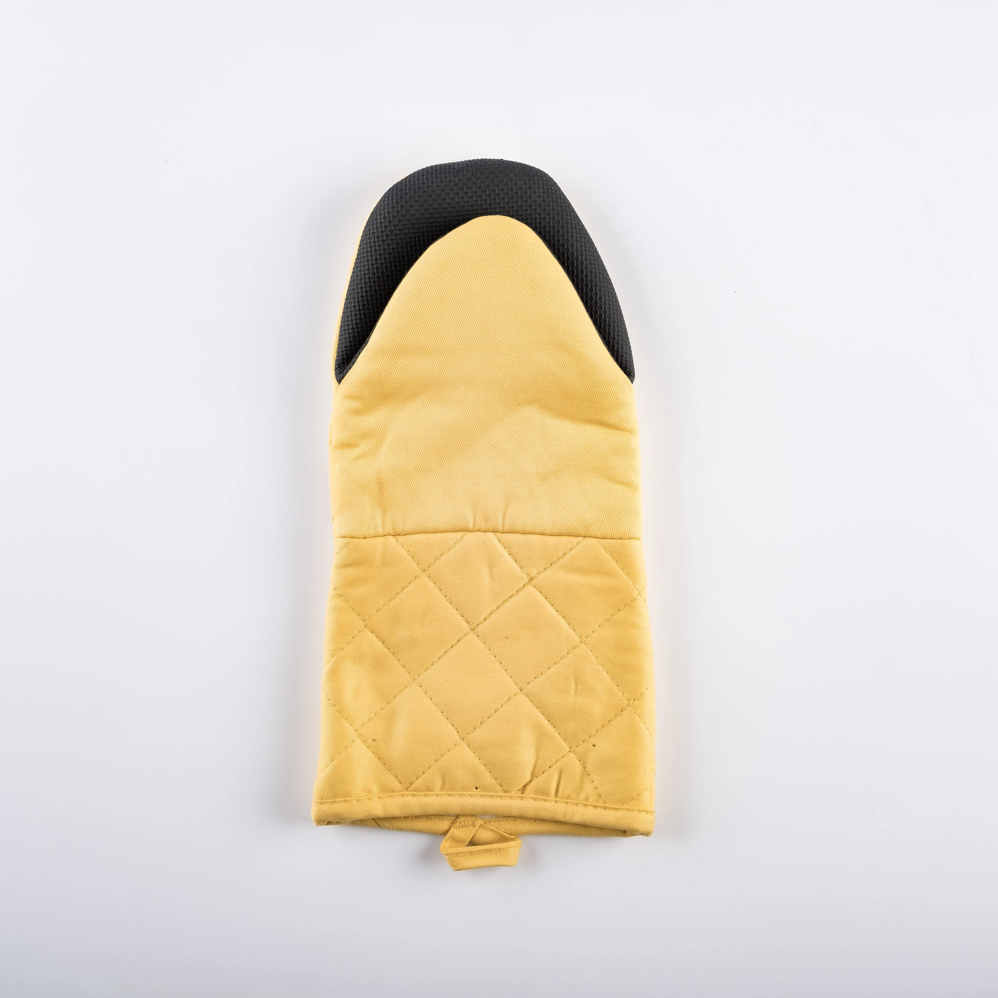AC21-0016 - Yellow Black Fabric Oven mitt