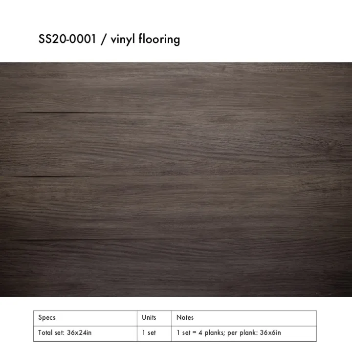 SS20-0001 - Grey Vinyl Flooring - 36" 24" (LW)