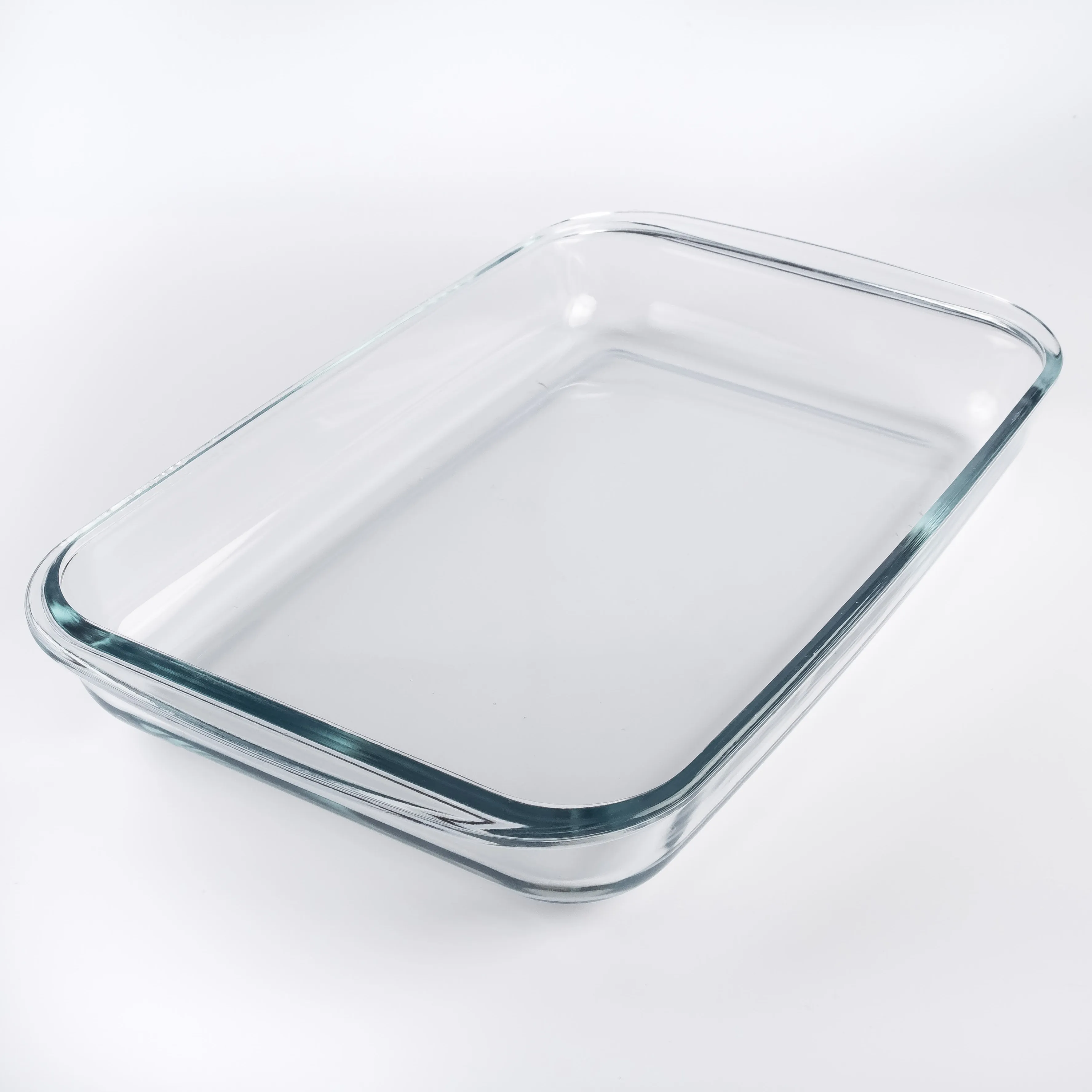 BW21-0328 - Clear Glass Casseroles - 8.75" 5.75" 1.75" (LWH)