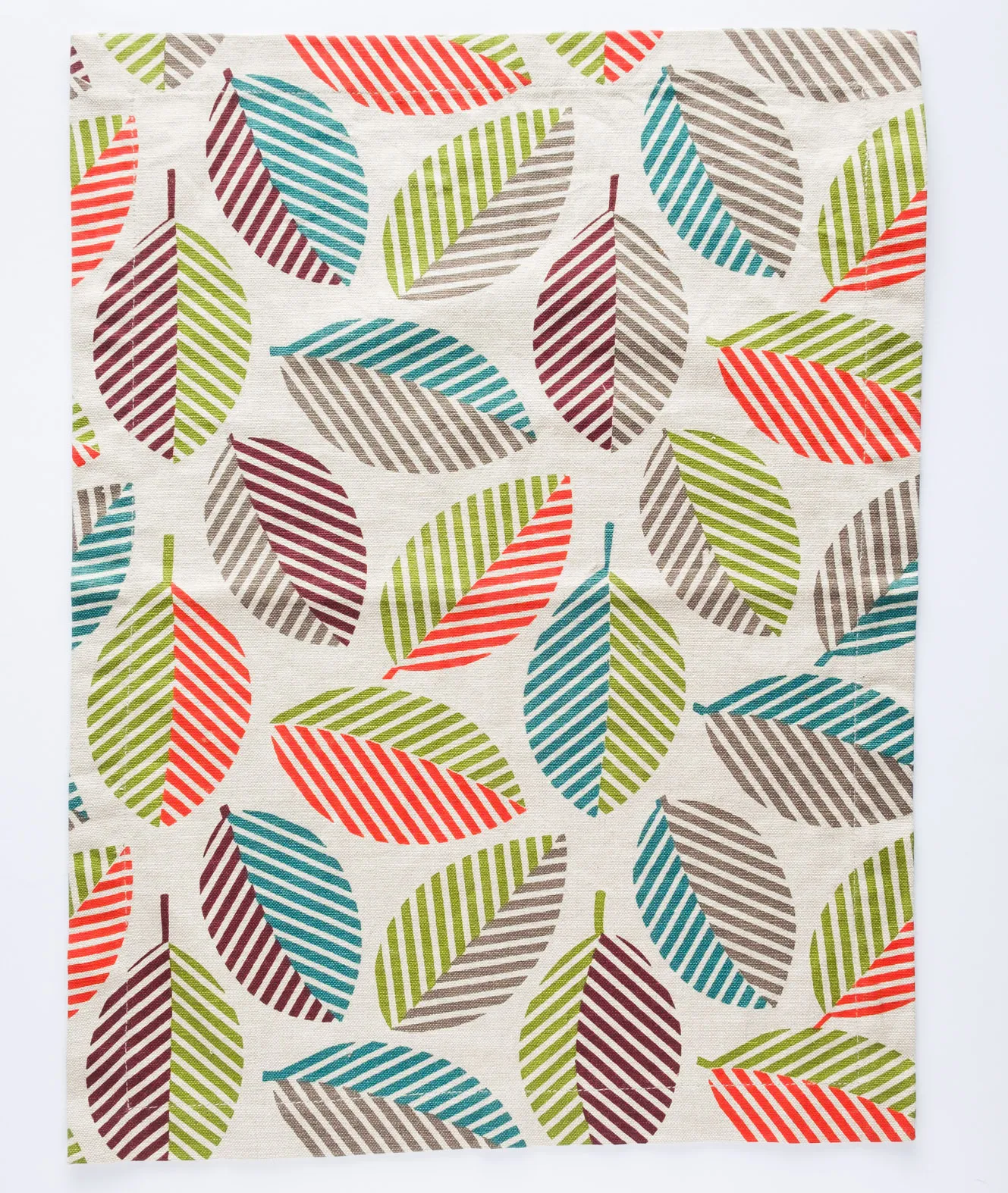 PM20-0011 - Beige Green Fabric Placemat - 18.5" 14" (LW)