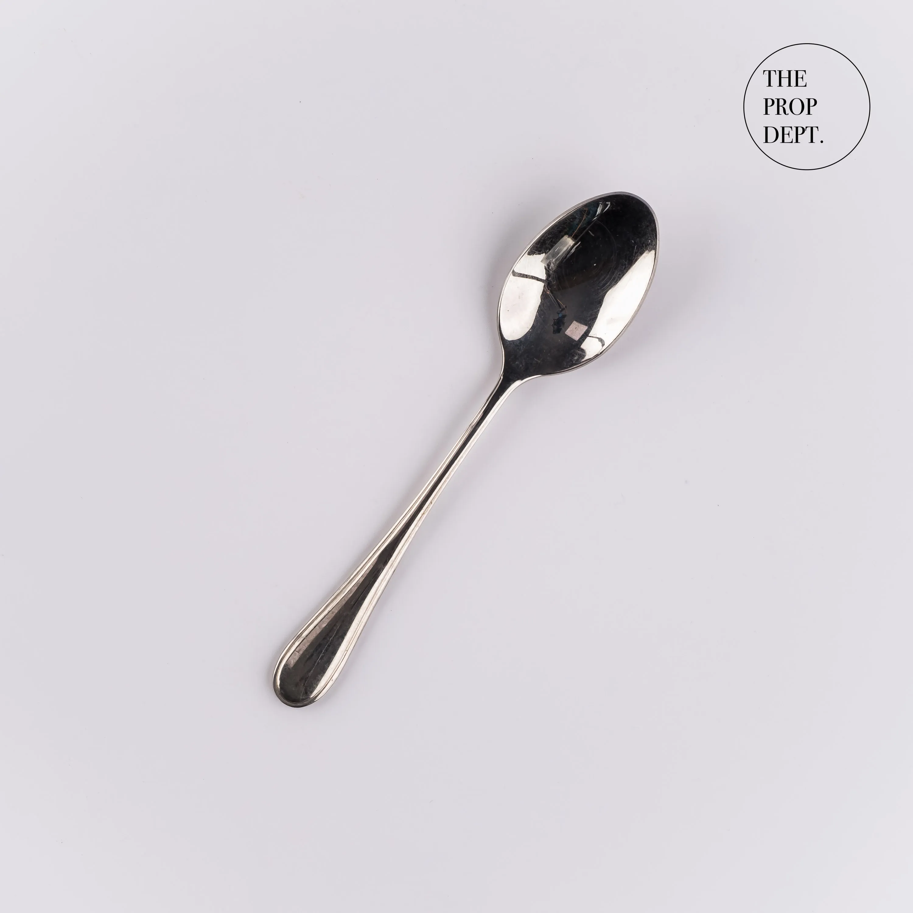 UT23-0453 - Silver Metal Spoon - 5.75" (L)