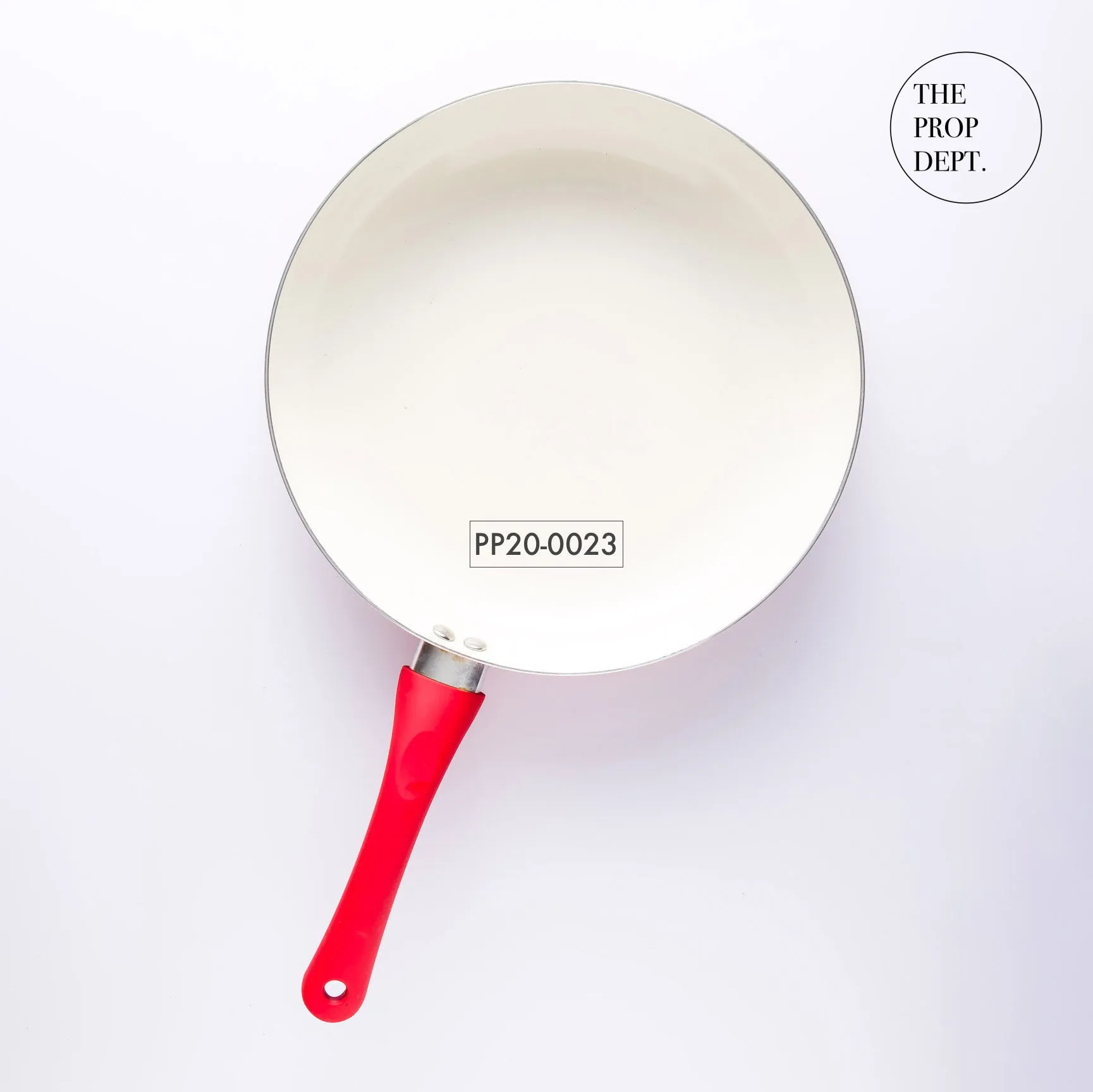 PP20-0023 - White Red Pan - 11" 2" (DH)