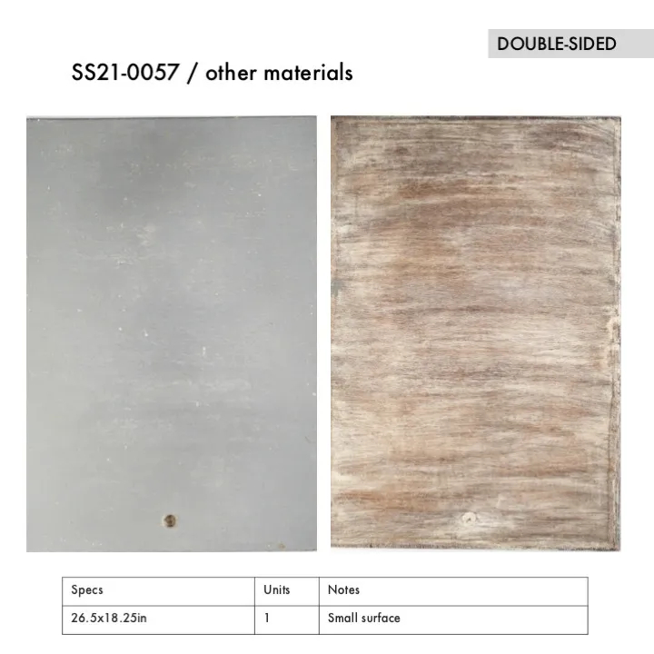 SS21-0057 - Grey Brown Wood Surface - 26.5" 18.25" (LW)