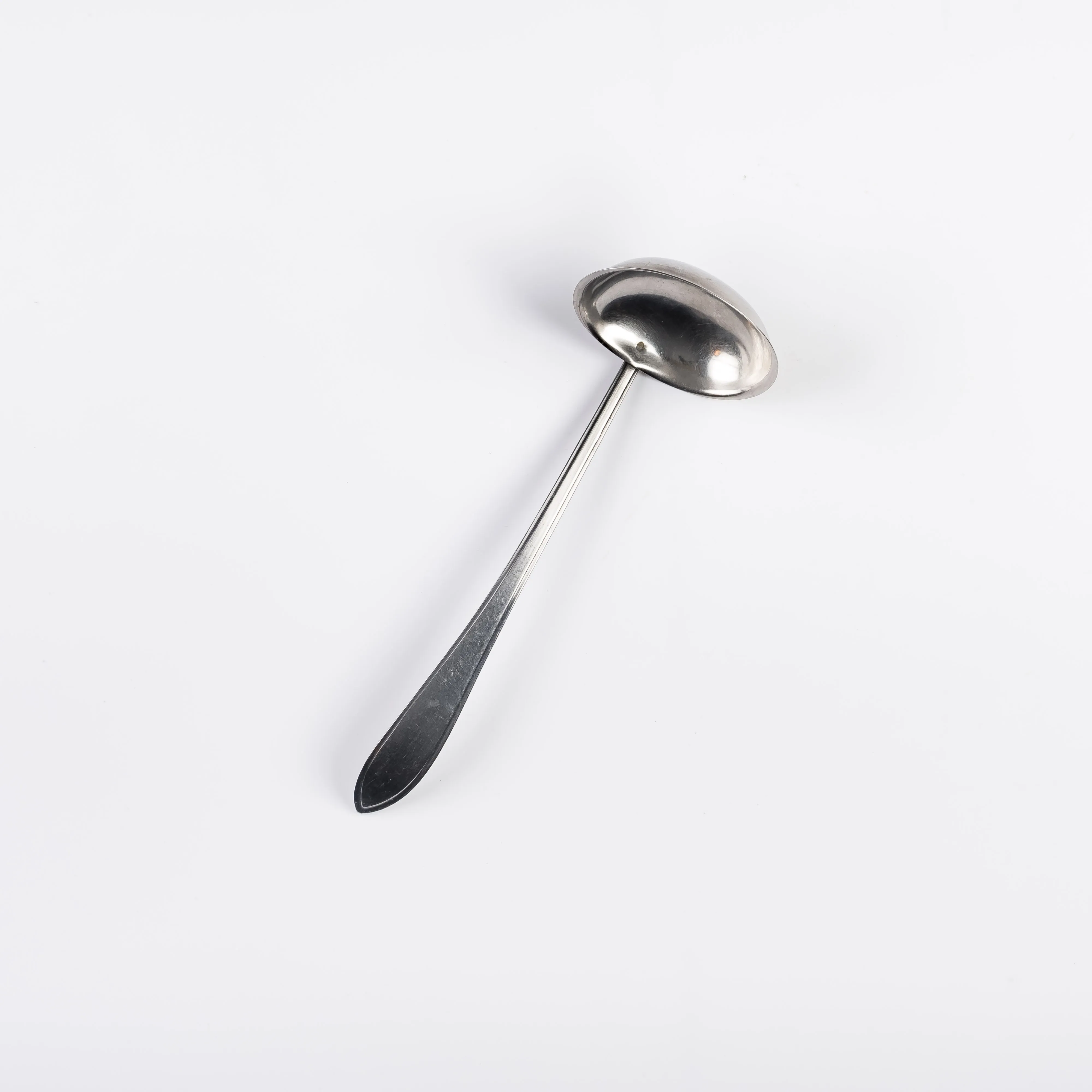 UT21-0142 - Silver Metal Ladle - 8.5" (L)