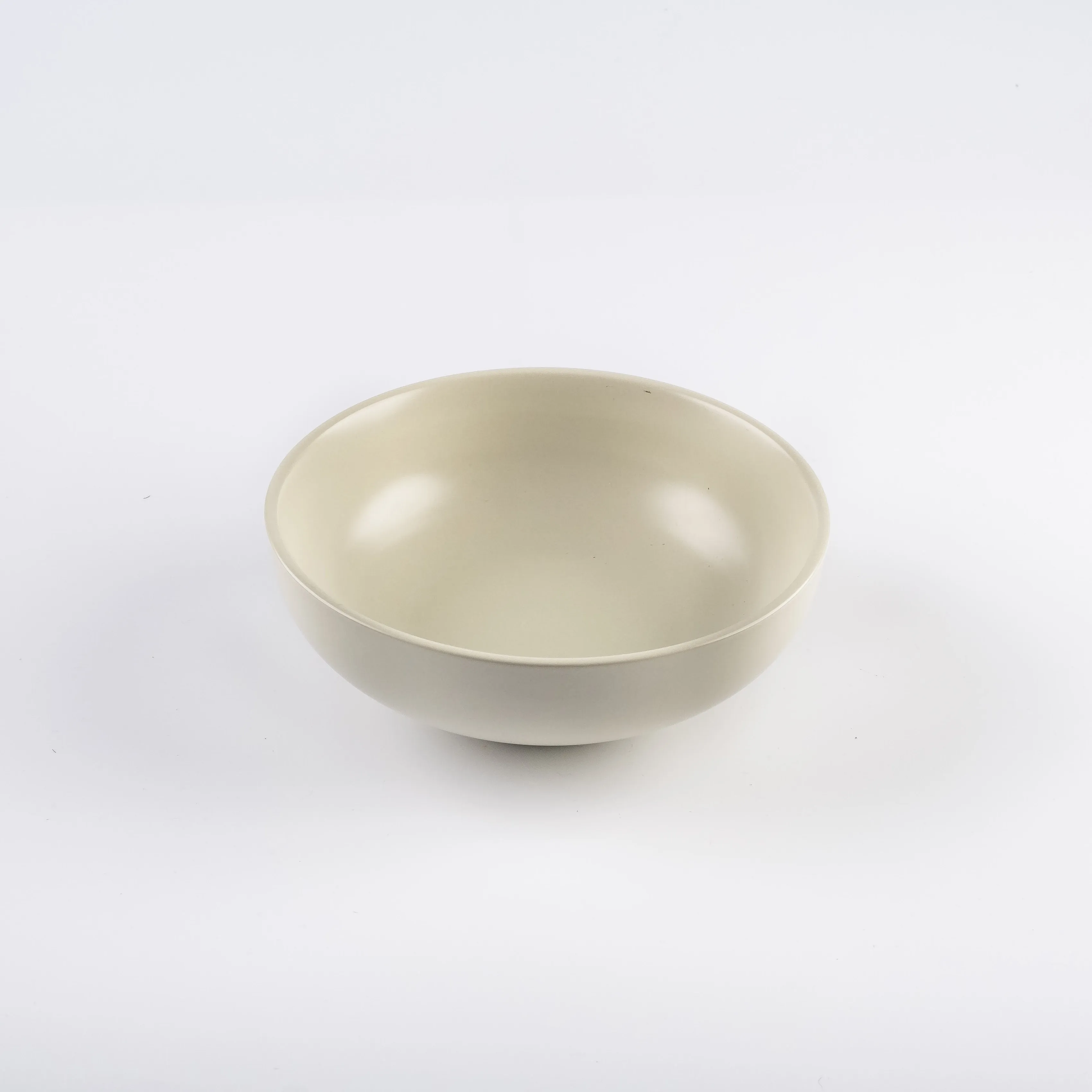 BW21-0377 - Beige Ceramic Bowl - 7" 2.5" (DH)