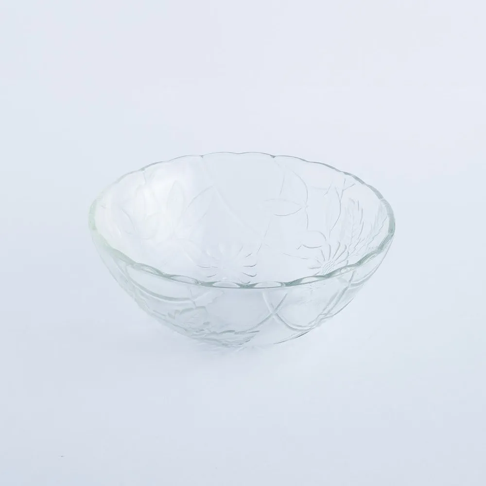 BW20-0005 - Clear Glass Bowl - 6" 2.5" (DH)