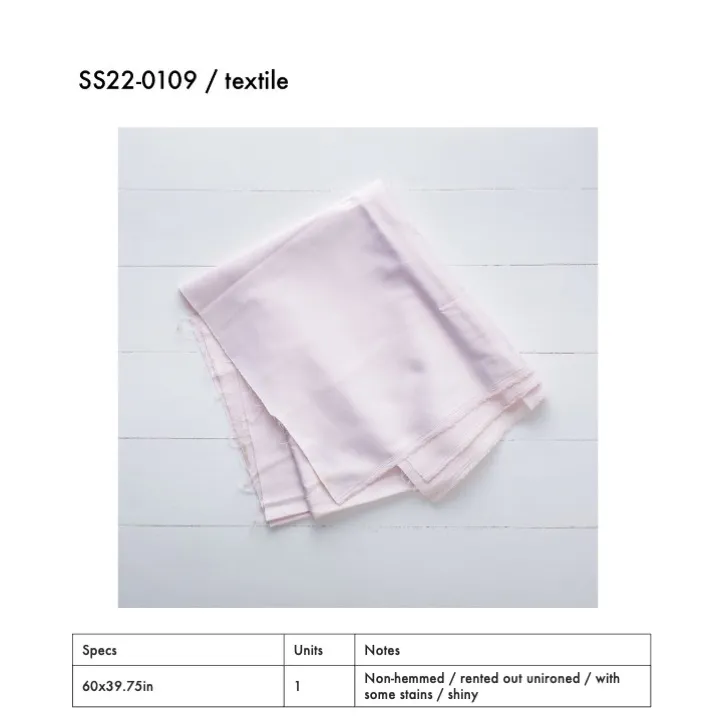 SS22-0109 - Pink Fabric Surface - 60" 39.75" (LW)