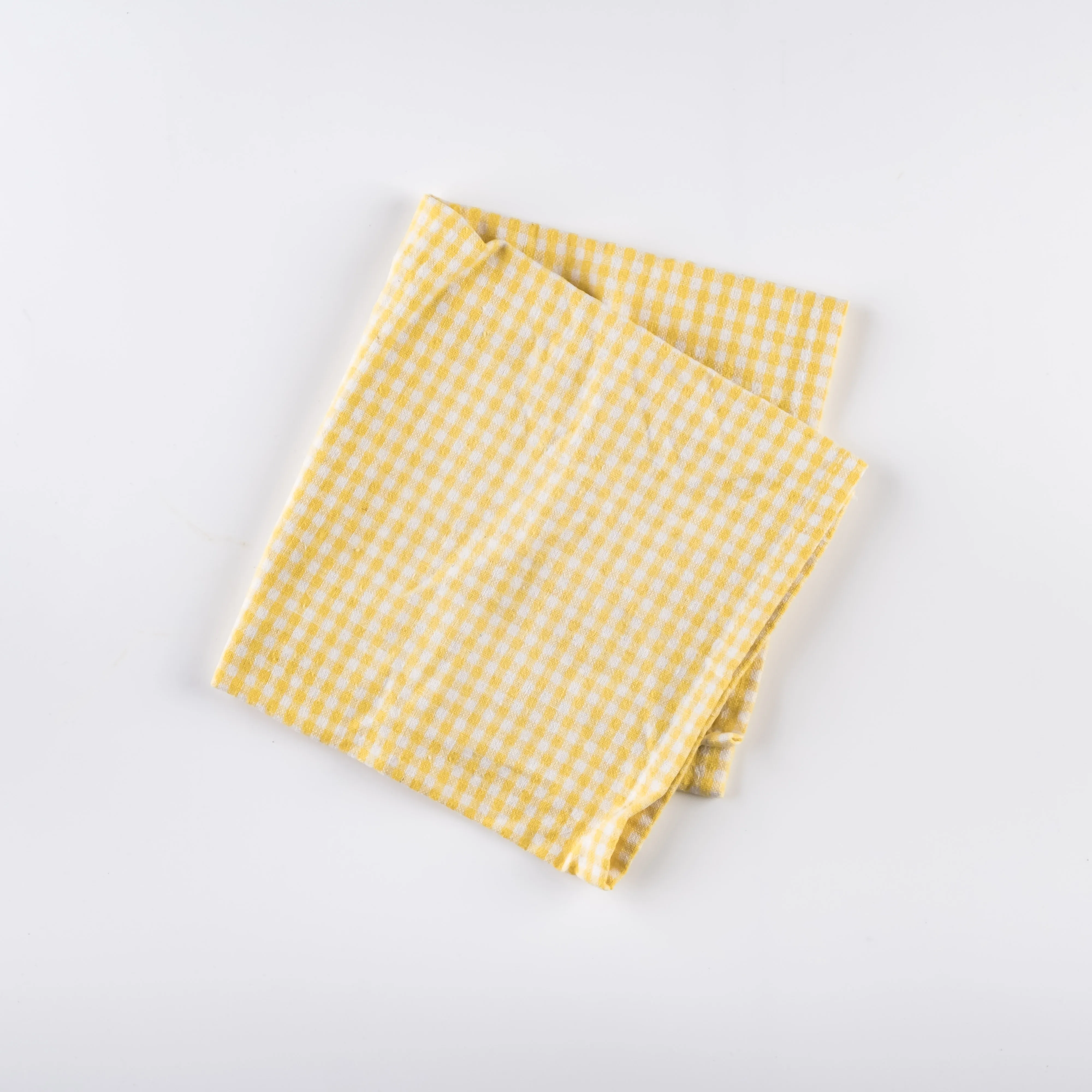 LN21-0152 - Yellow White Fabric Kitchen towel