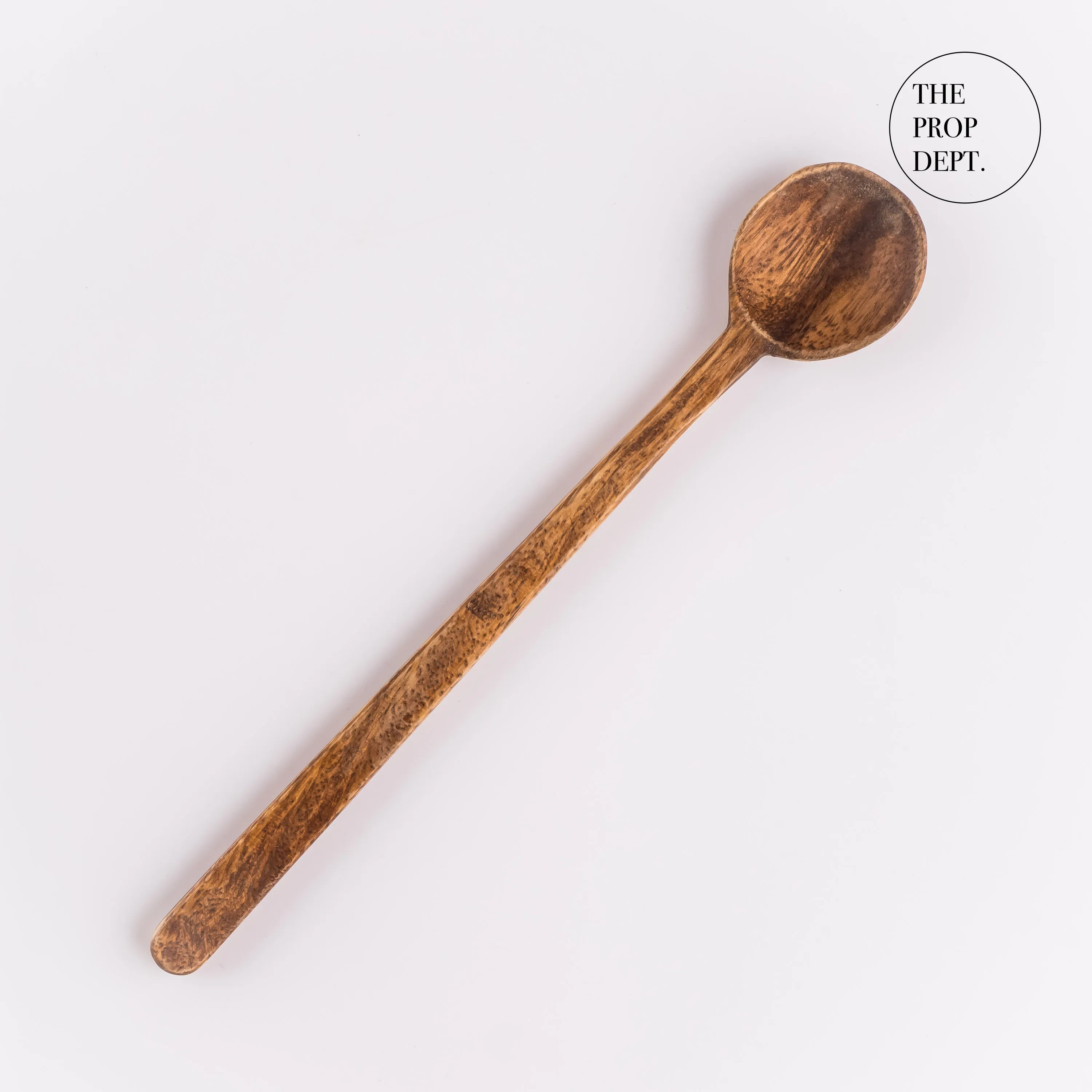 UT23-0399 - Brown Wood Spoon - 9" (L)