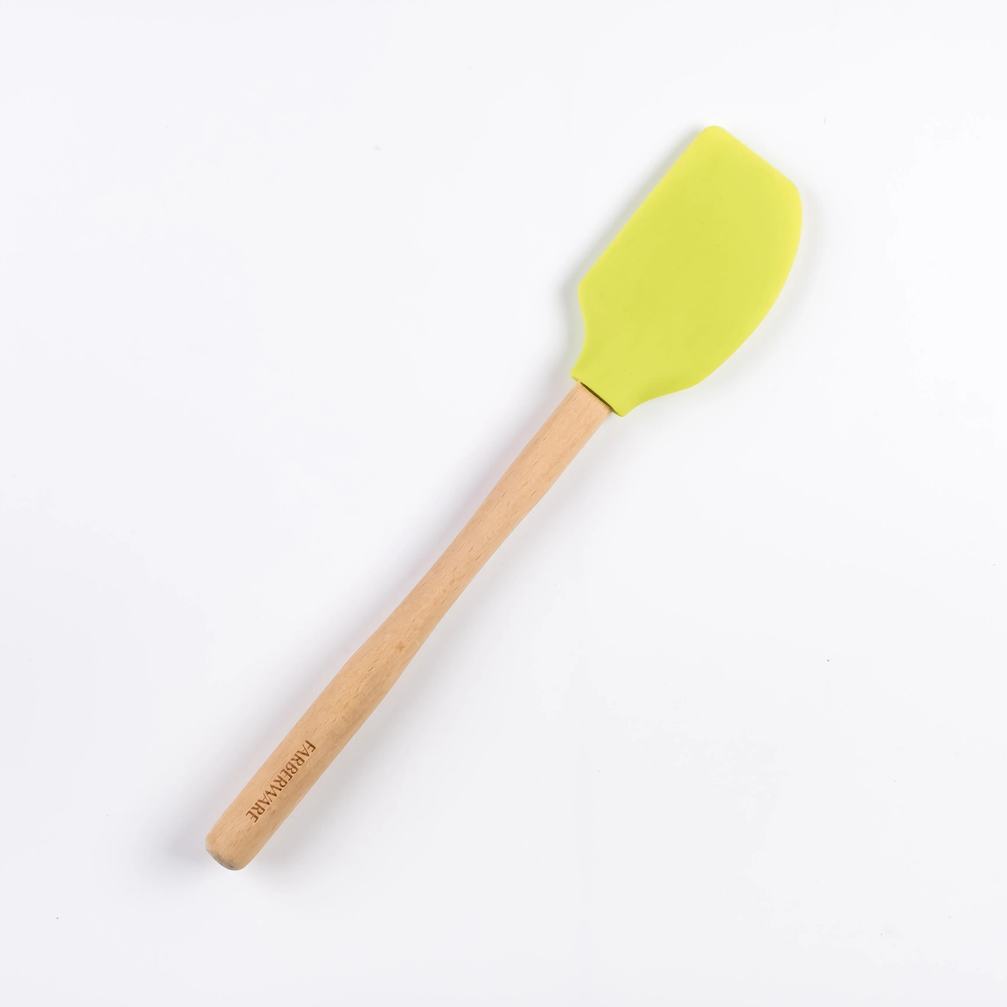 UT21-0031 - Green Brown Silicone Spatula - 12.75" (L)