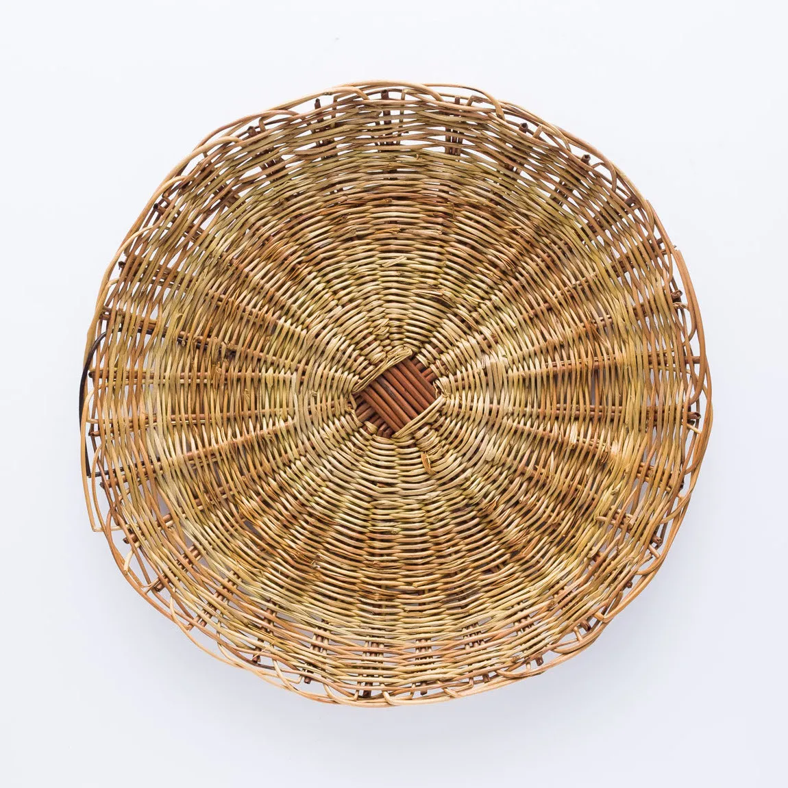 WW20-0017 - Brown Fiber Wooden Wares - 9.75" (D)