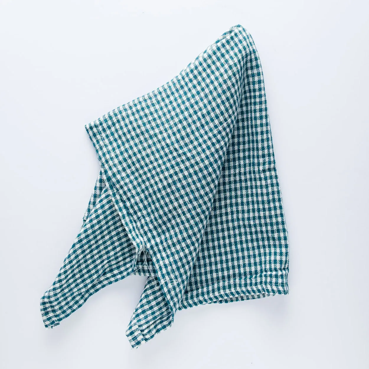 LN20-0011 - Green White Fabric Kitchen towel