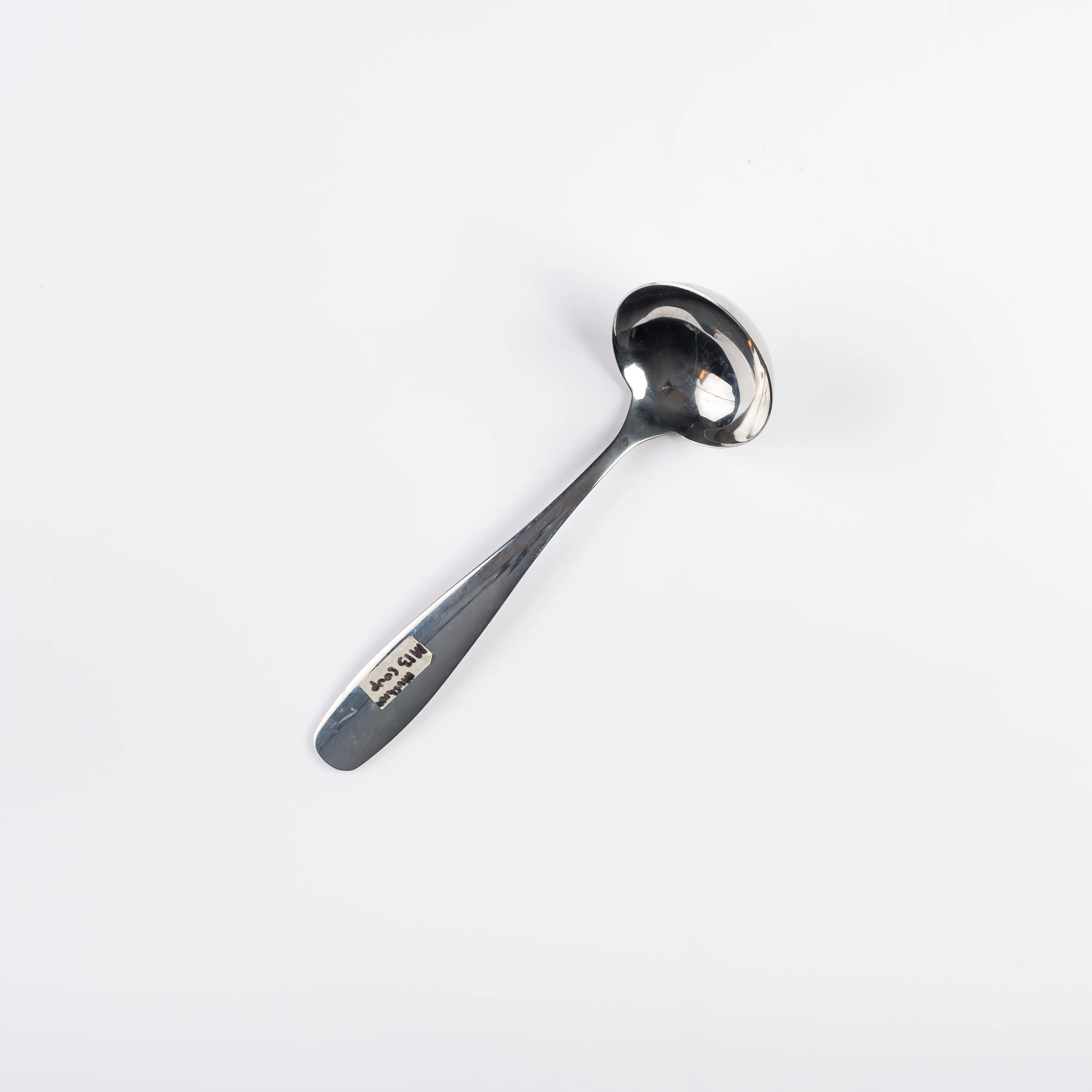 UT21-0145 - Silver Metal Ladle - 8.25" (L)
