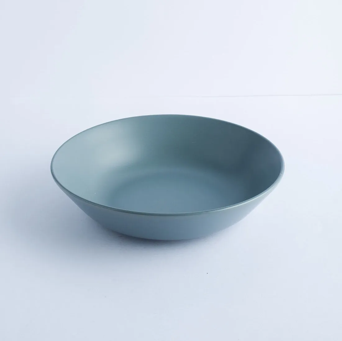 BW20-0275 - Blue Ceramic Ulam Bowl - 8.75" 2" (DH)