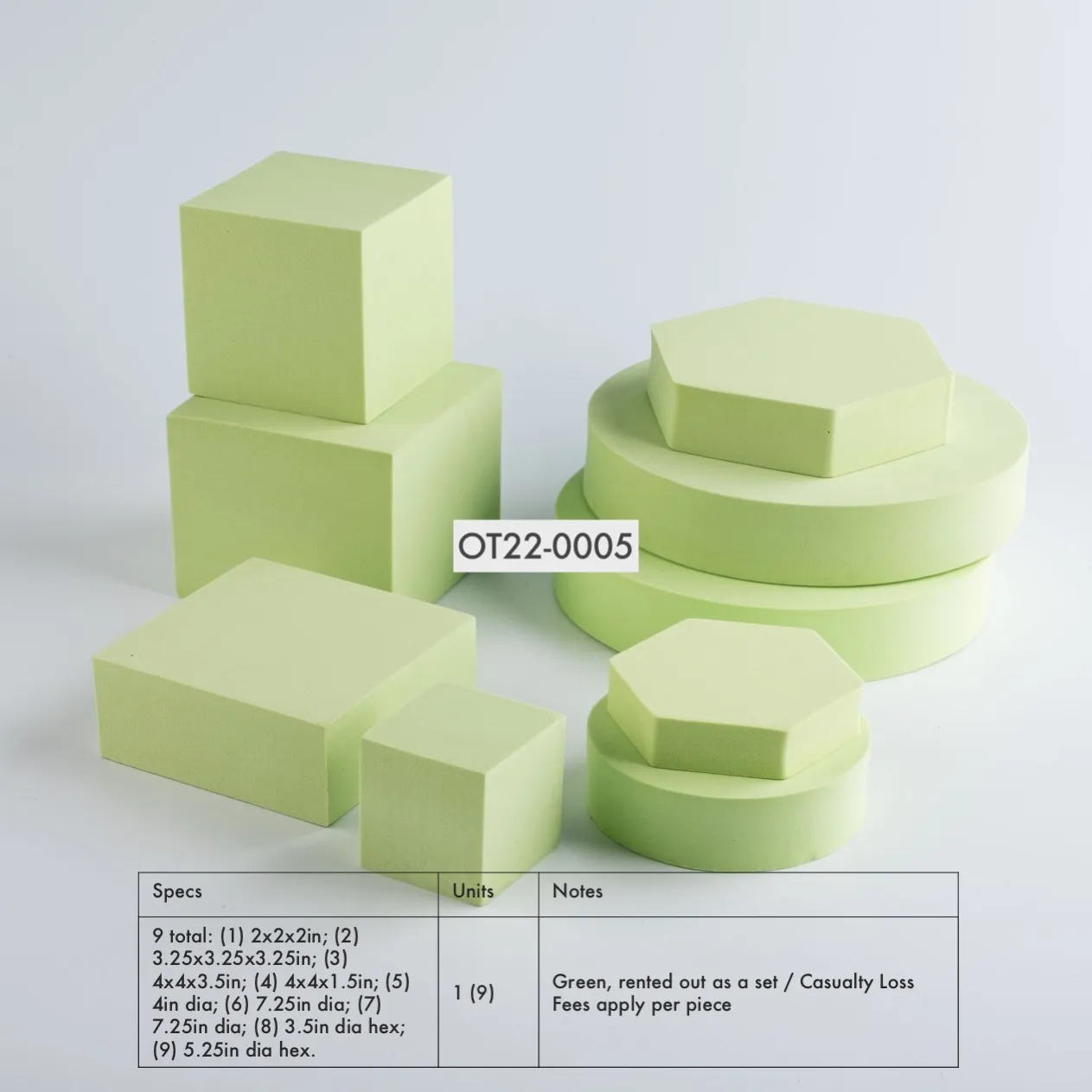 OT22-0005 - Rubber Risers
