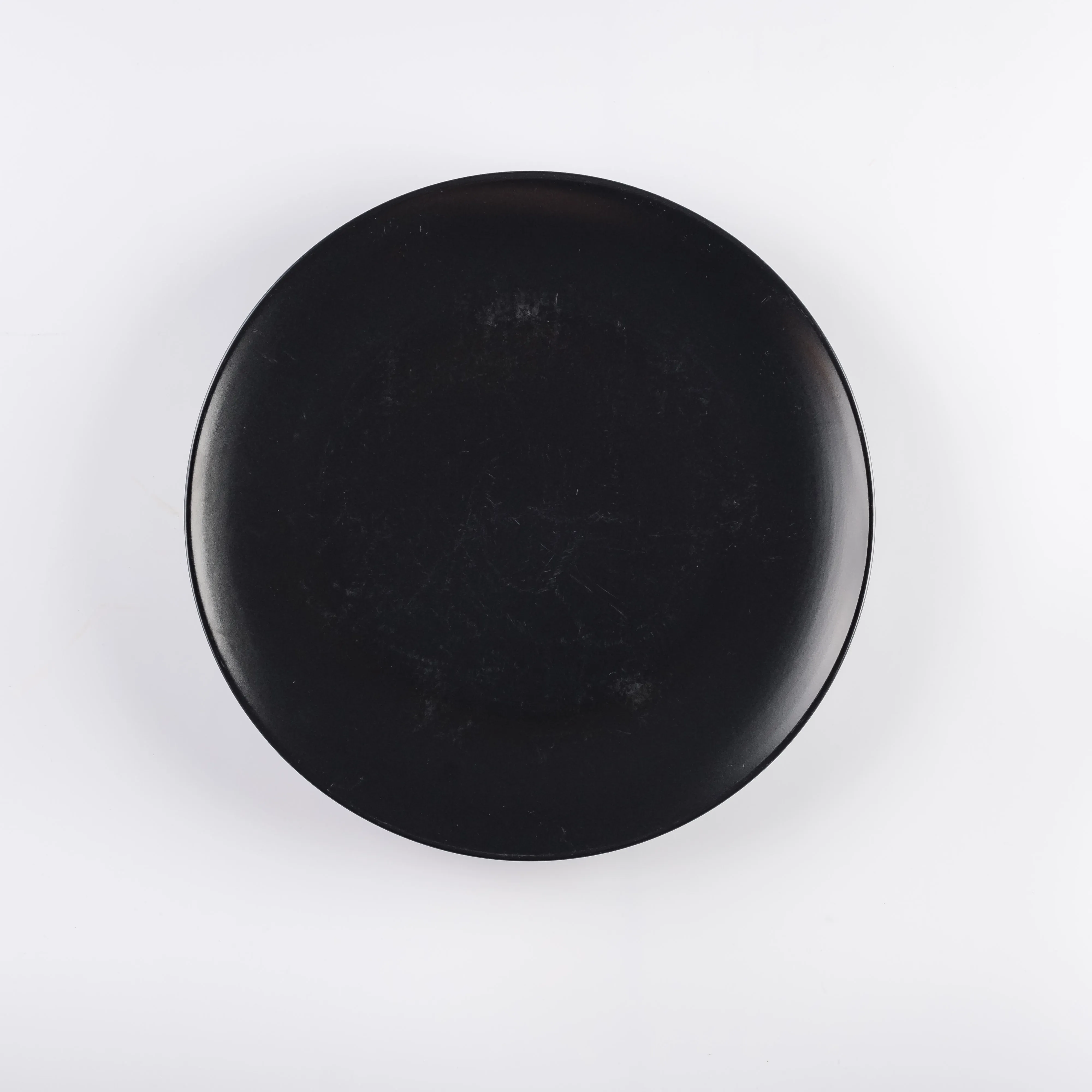 PL21-0163 - Black Ceramic Plate - 8.5" (D)